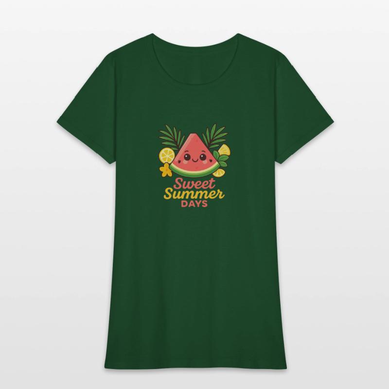 Kawaii Watermelon – Sweet Summer Days Tee