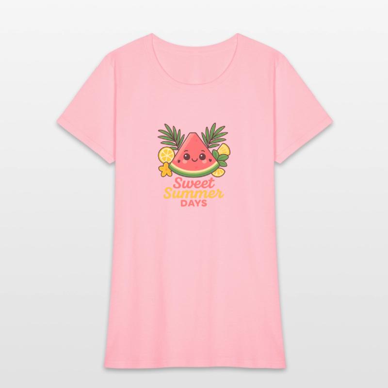 Kawaii Watermelon – Sweet Summer Days Tee