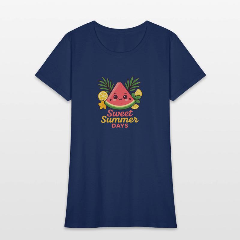Kawaii Watermelon – Sweet Summer Days Tee