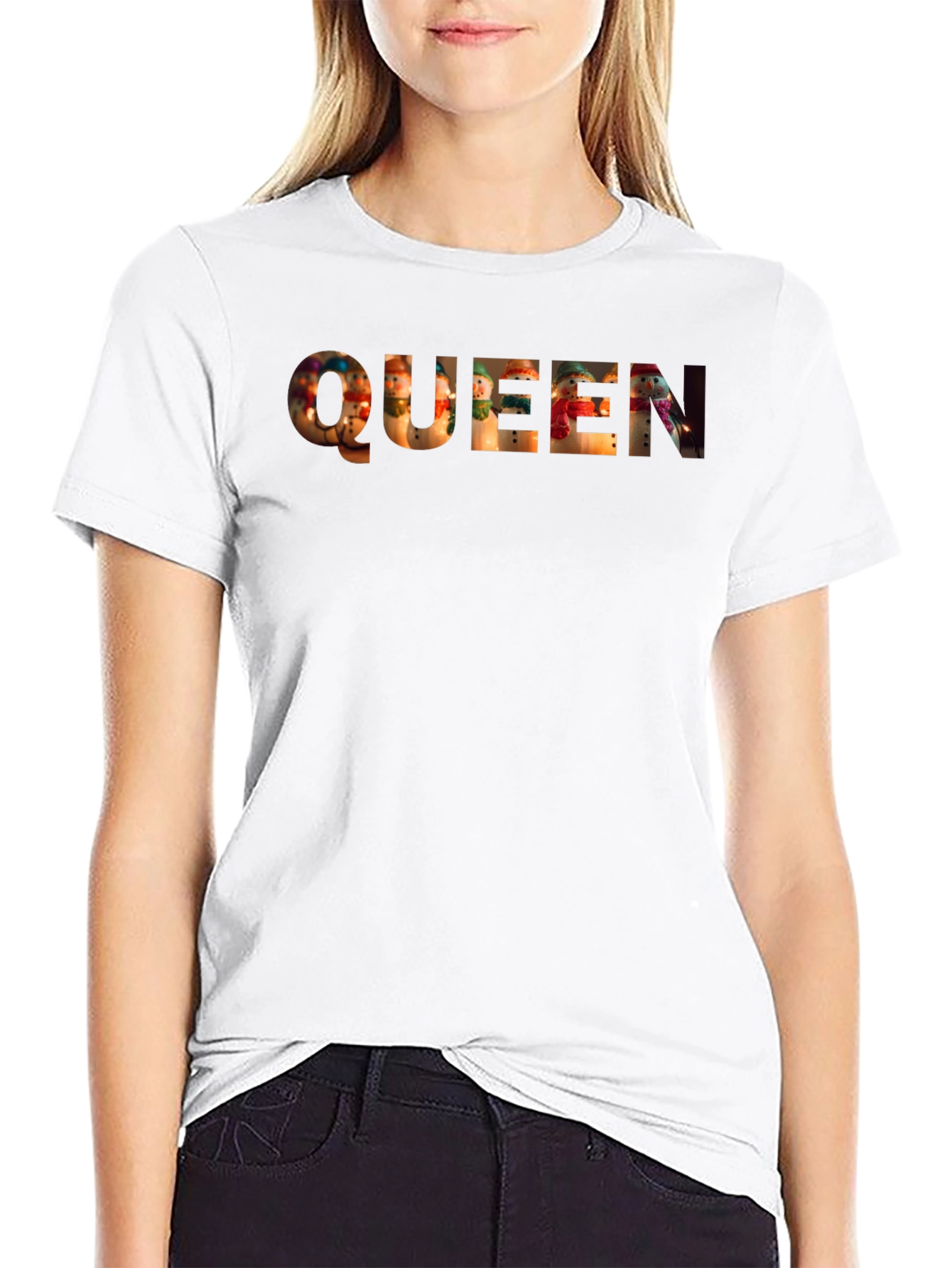Queen Snowmen Holiday T-Shirt