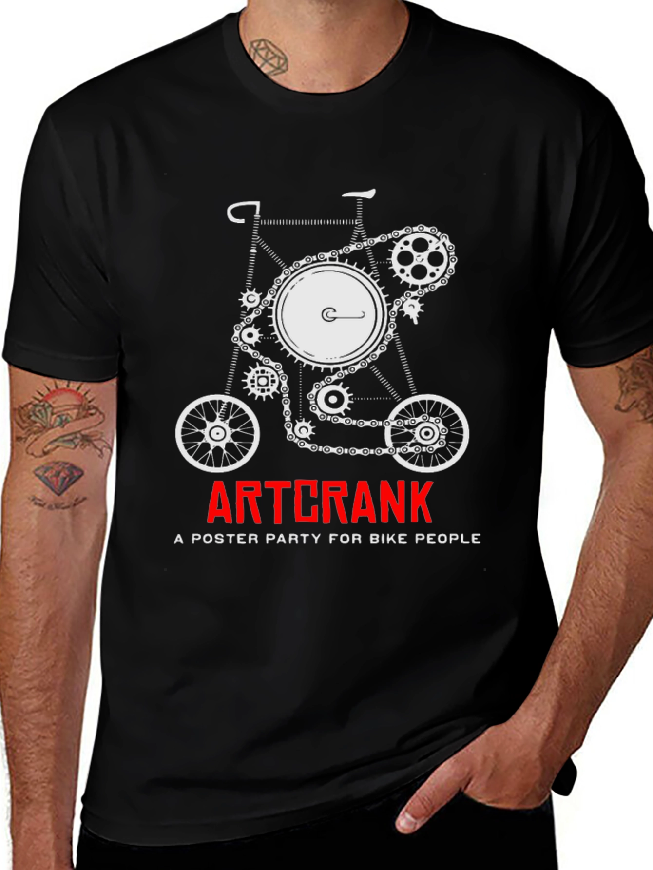 Artrank Bike People T-Shirt - Unique Gear Design