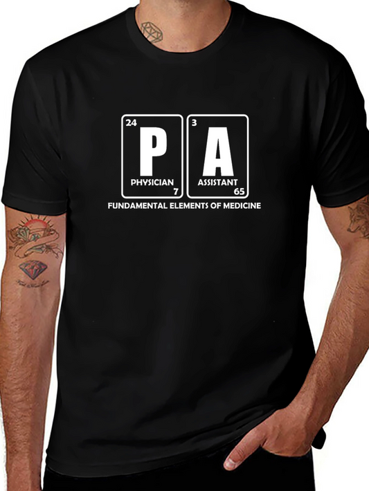 Physician Assistant Elements T-Shirt - Medical PA Tee