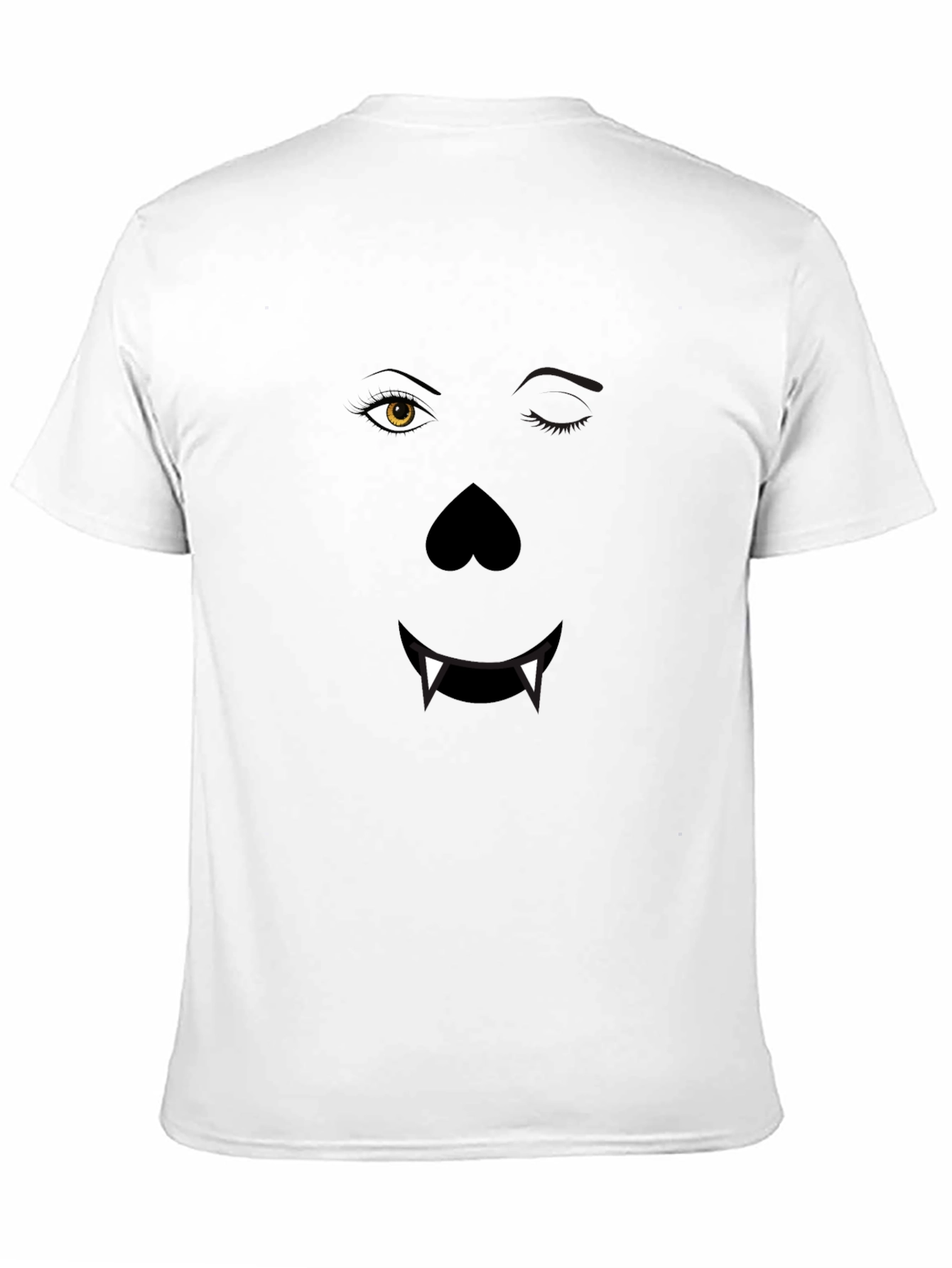 Winking Vampire Graphic Tee - Halloween Ready!