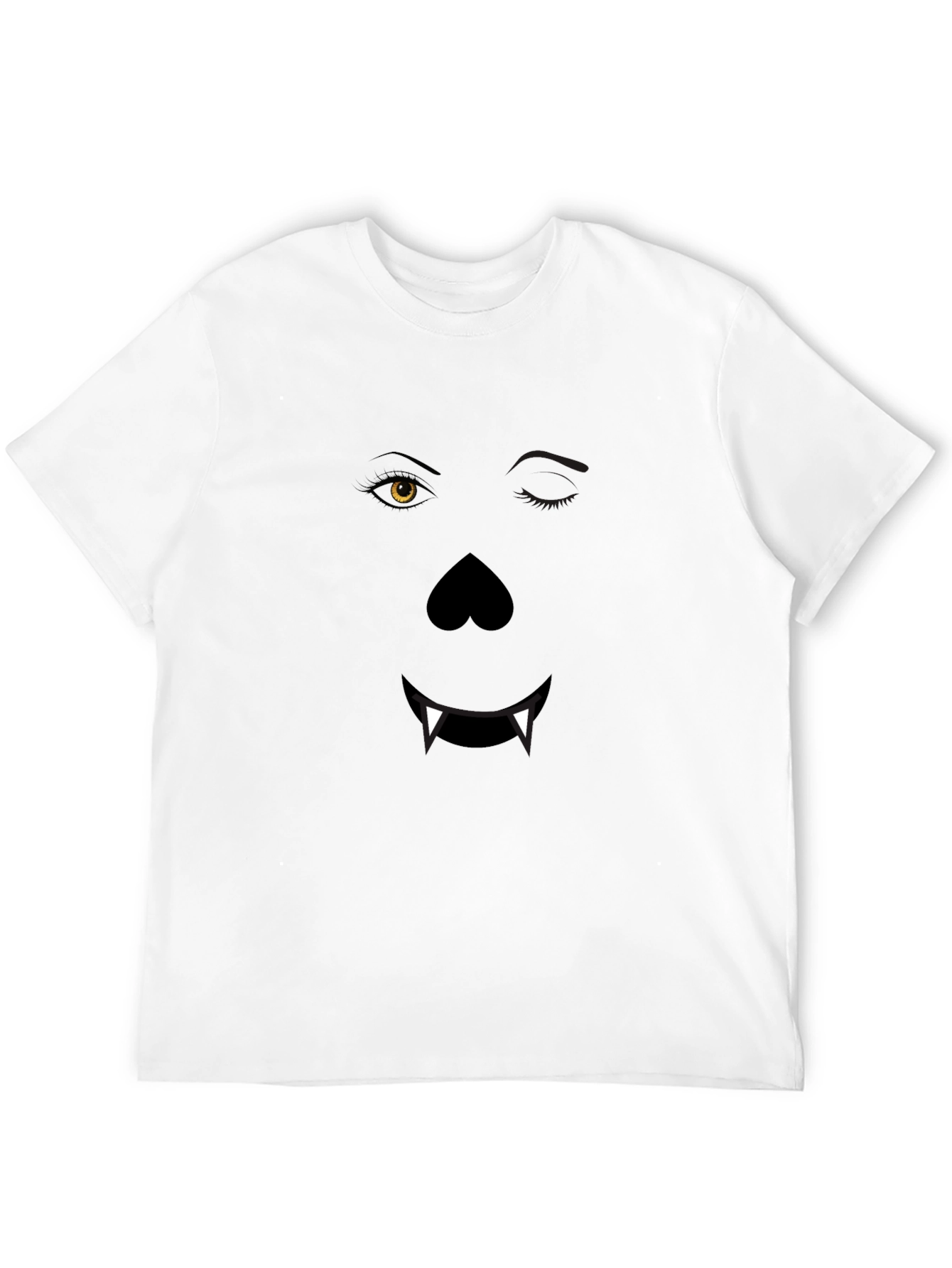 Winking Vampire Graphic Tee - Halloween Ready!