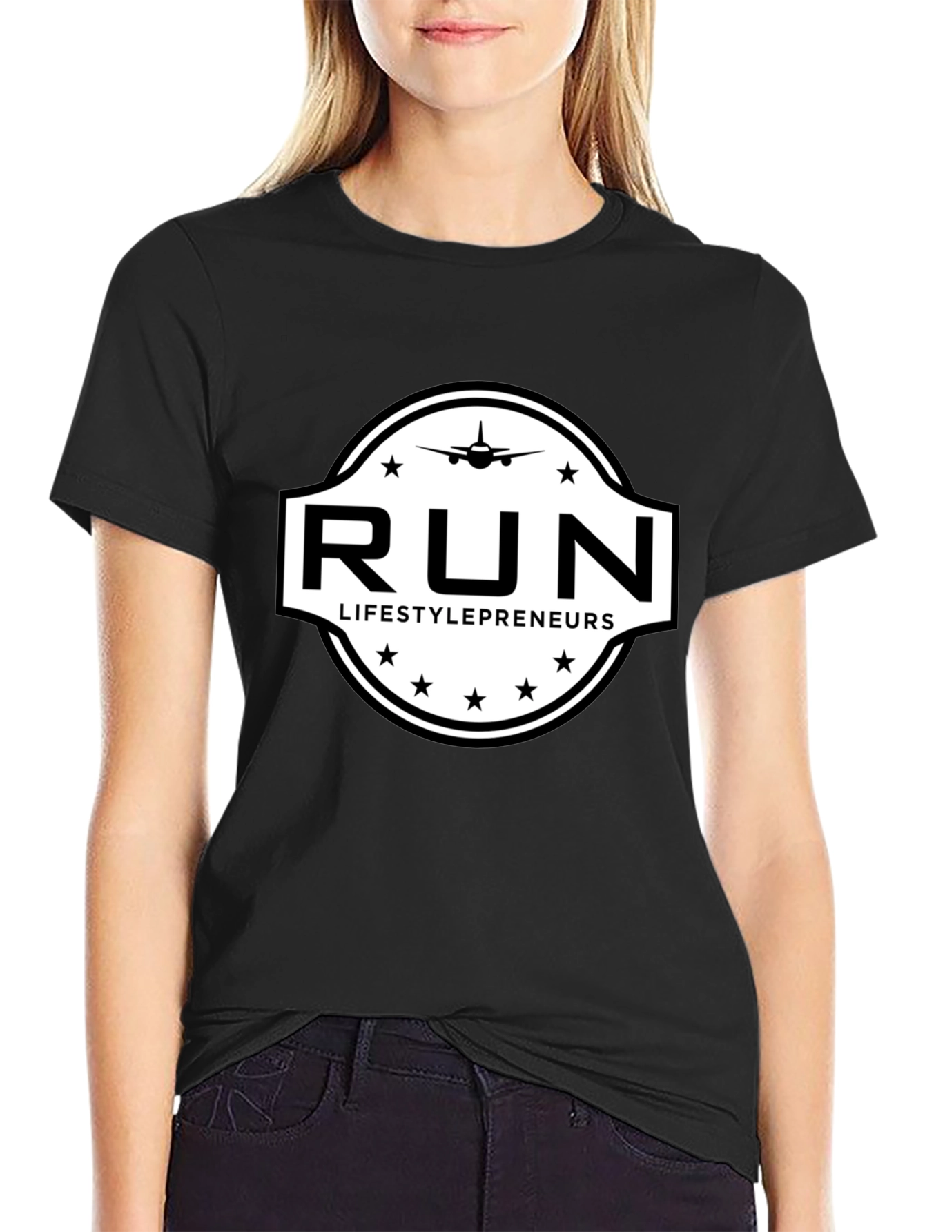 Run Lifestylepreneurs Black T-Shirt