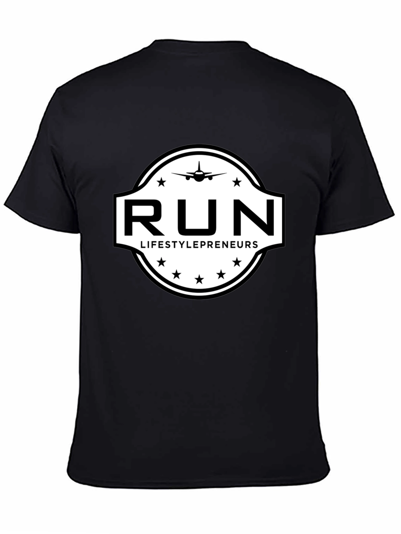 Run Lifestylepreneurs Black T-Shirt