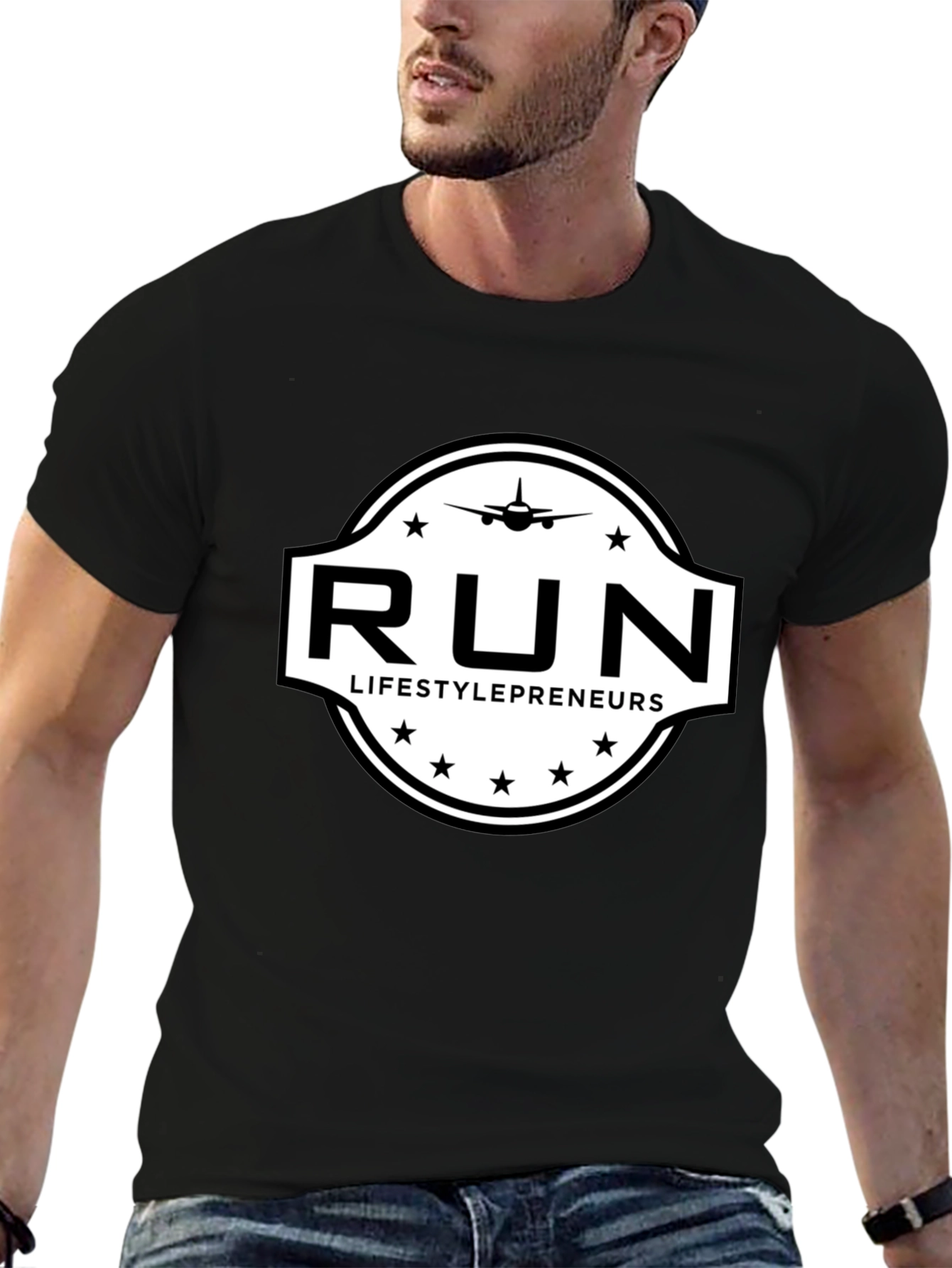 Run Lifestylepreneurs Black T-Shirt