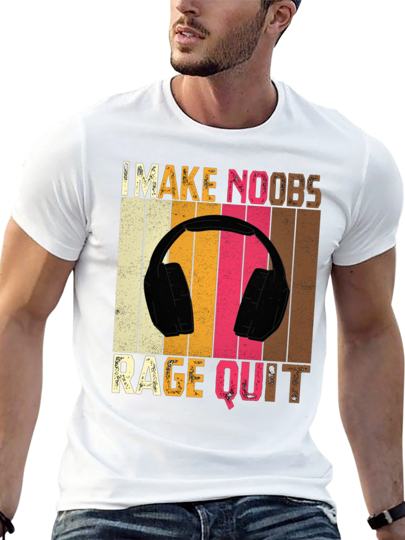 I Make Noobs Rage Quit Gamer T-Shirt