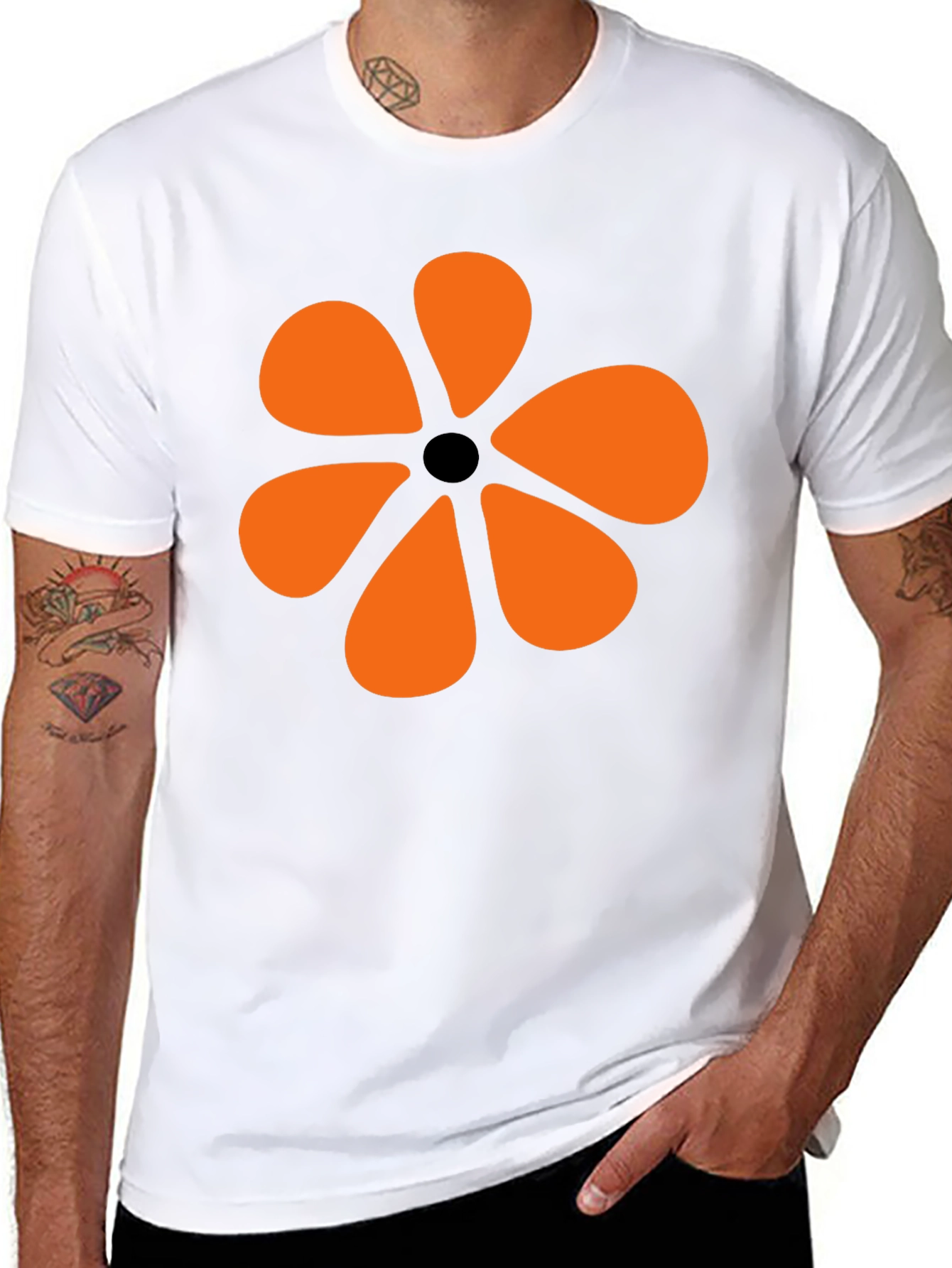 Retro Flower Power T-Shirt - Groovy 60s Style