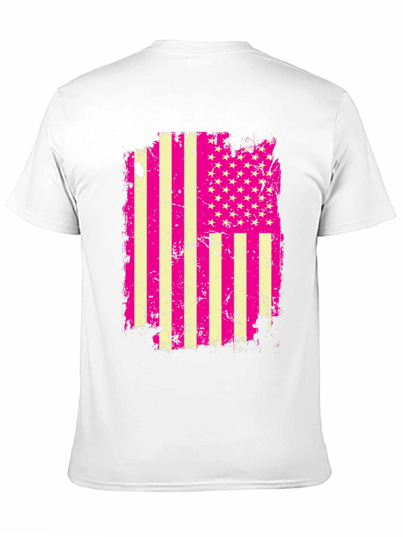 USA Flag Graphic Tee - Patriotic Style