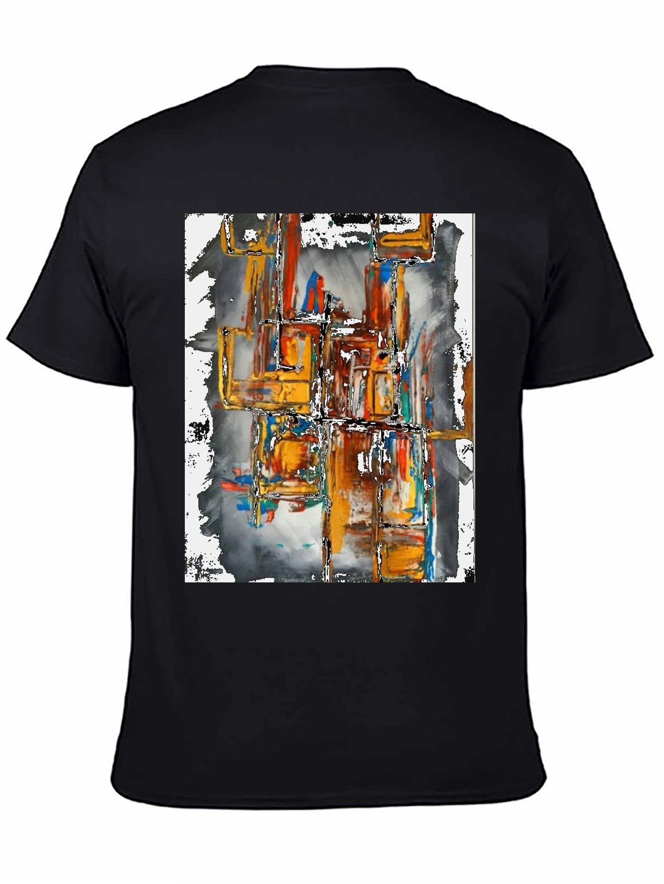 Abstract Art Graphic Tee - Modern Streetwear Shirt