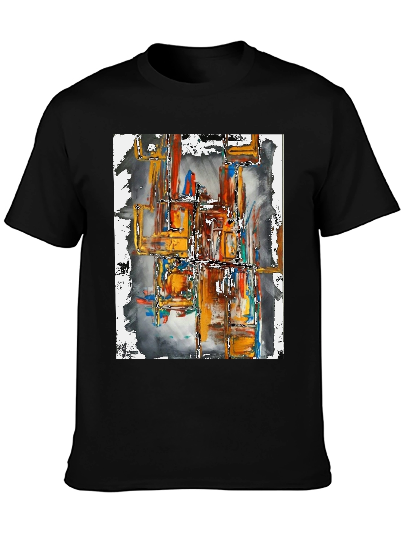 Abstract Art Graphic Tee - Modern Streetwear Shirt
