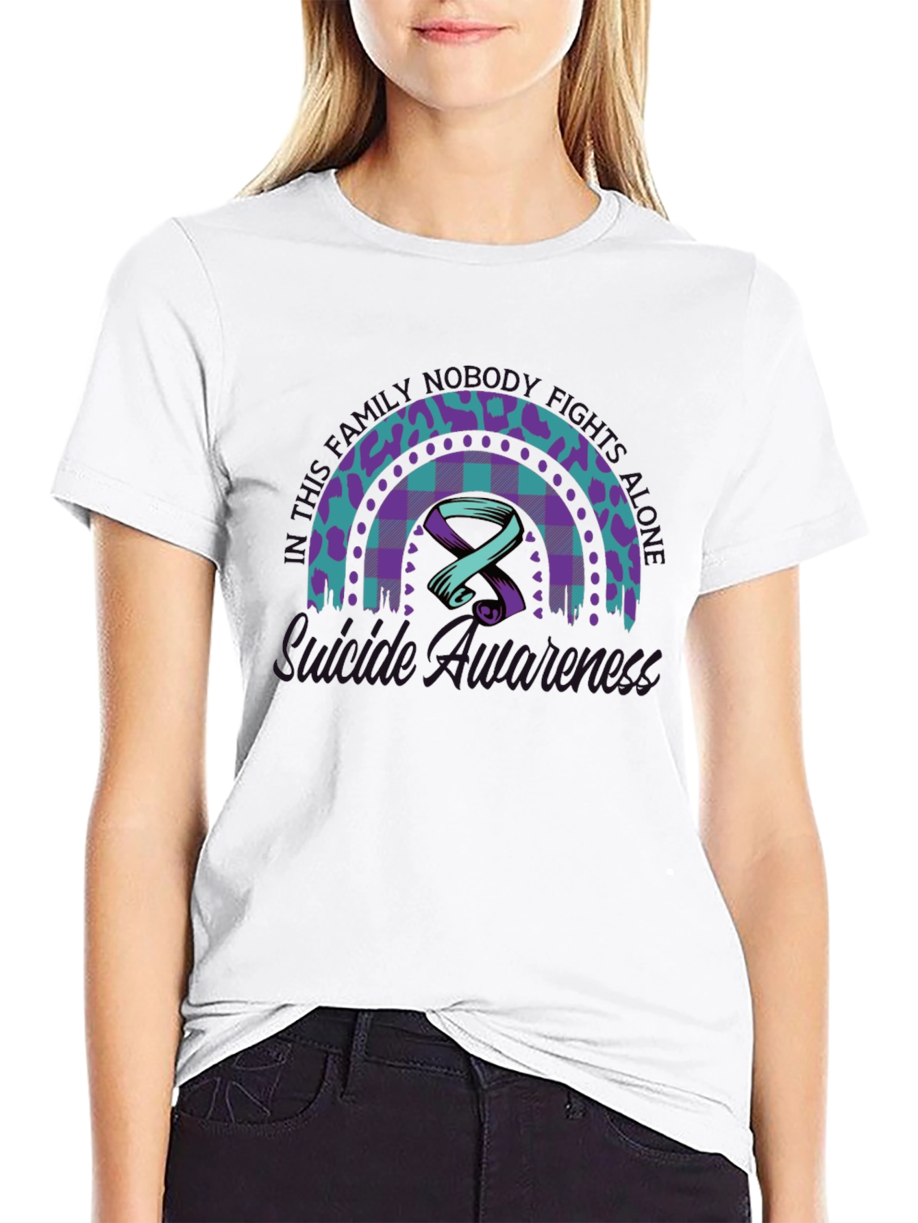 Mental Illness Awareness Rainbow T-Shirt