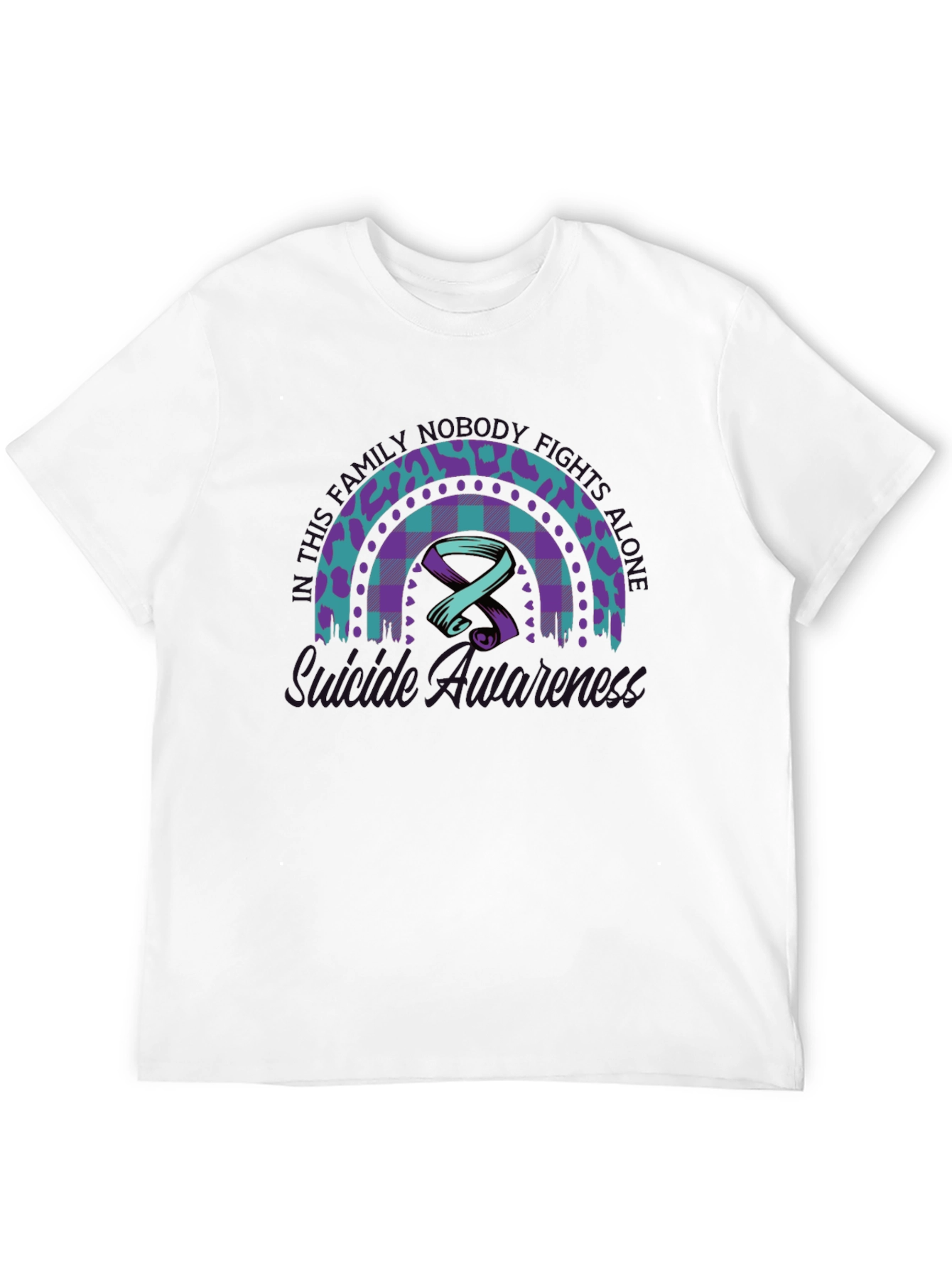 Mental Illness Awareness Rainbow T-Shirt
