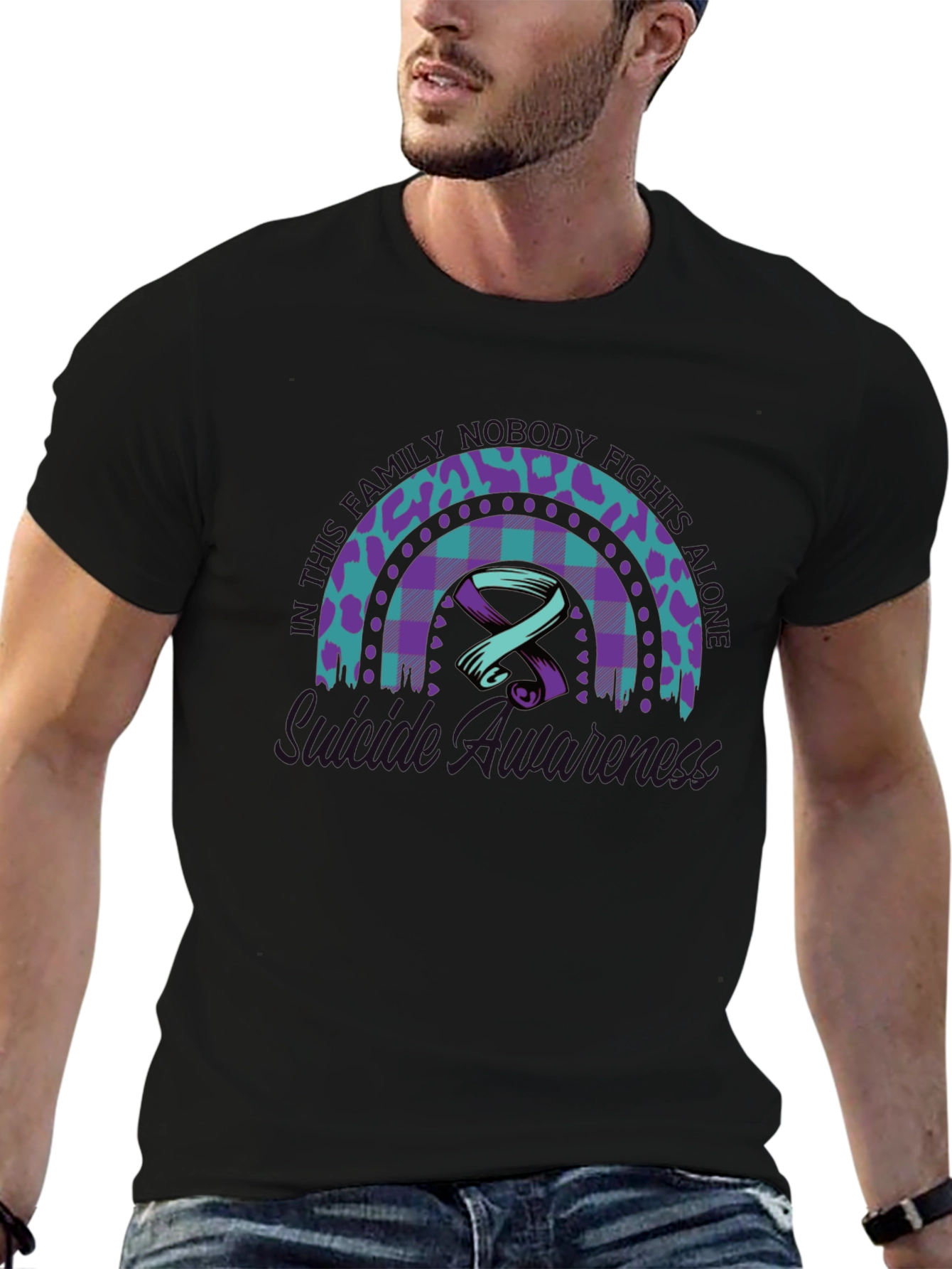 Mental Illness Awareness Rainbow T-Shirt