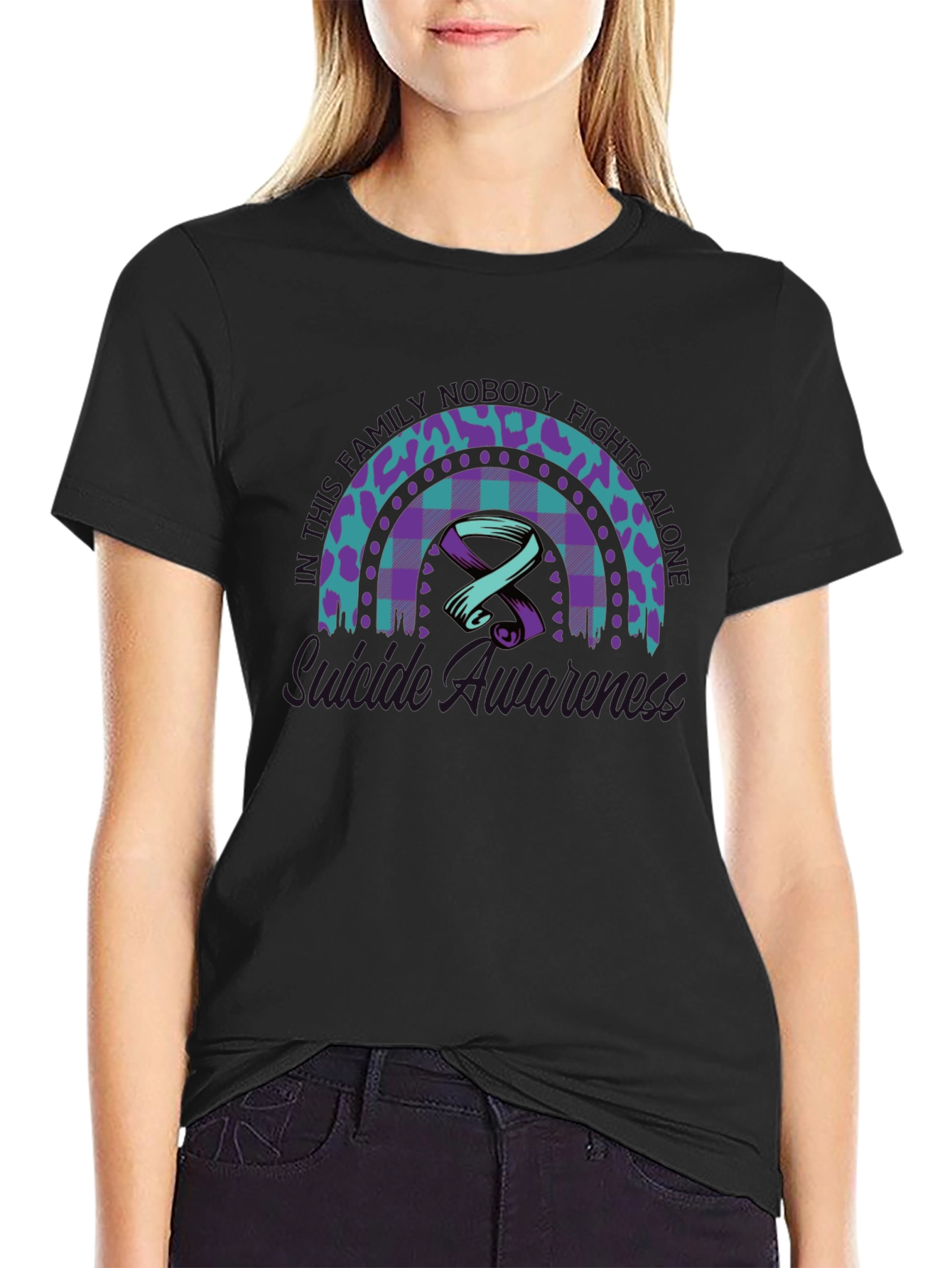 Mental Illness Awareness Rainbow T-Shirt