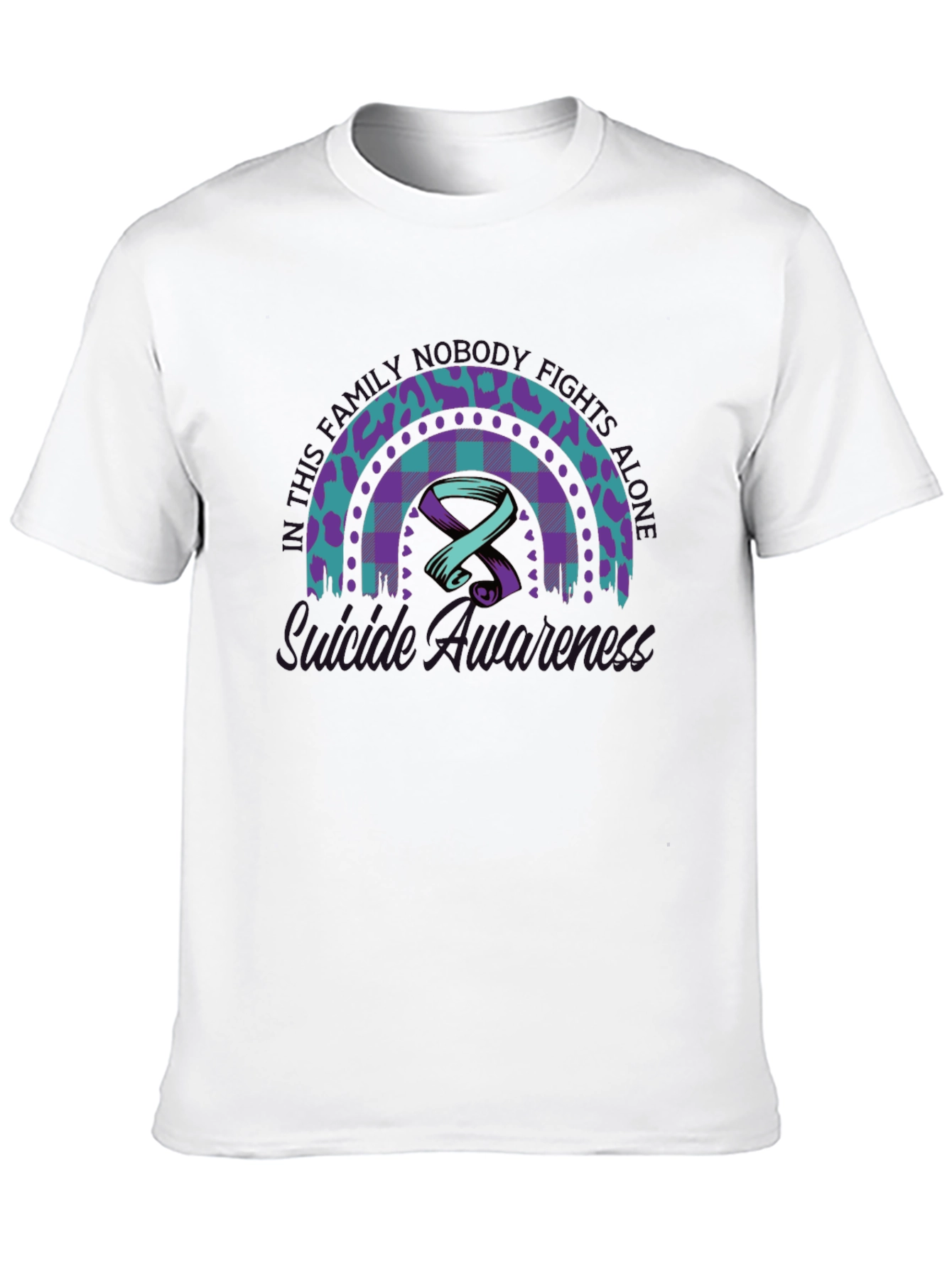 Mental Illness Awareness Rainbow T-Shirt