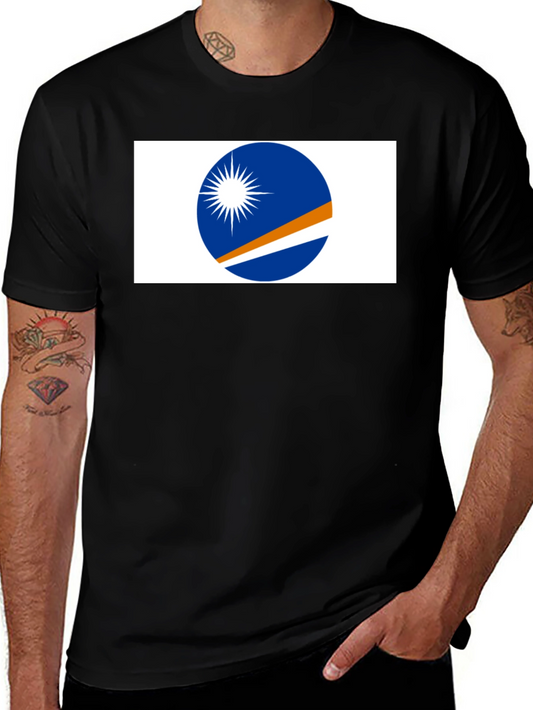 Marshall Islands Flag Graphic T-Shirt