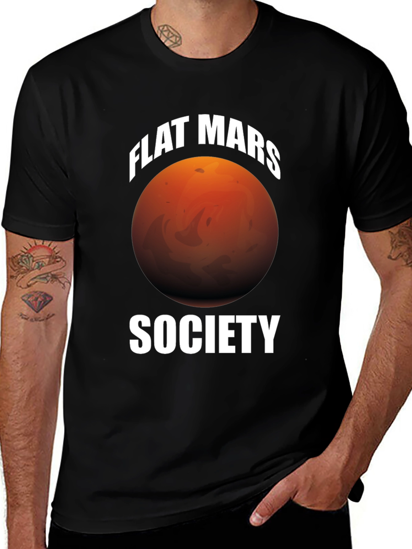 Flat Mars Society Graphic T-Shirt