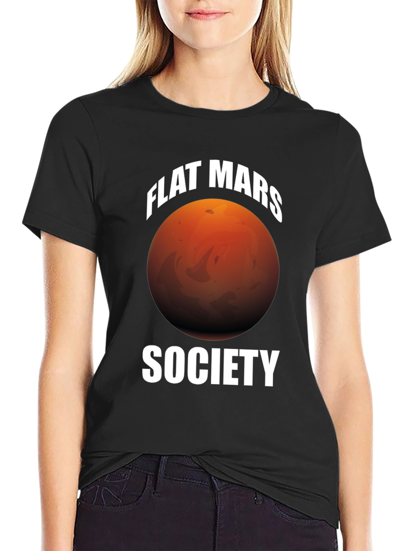 Flat Mars Society Graphic T-Shirt