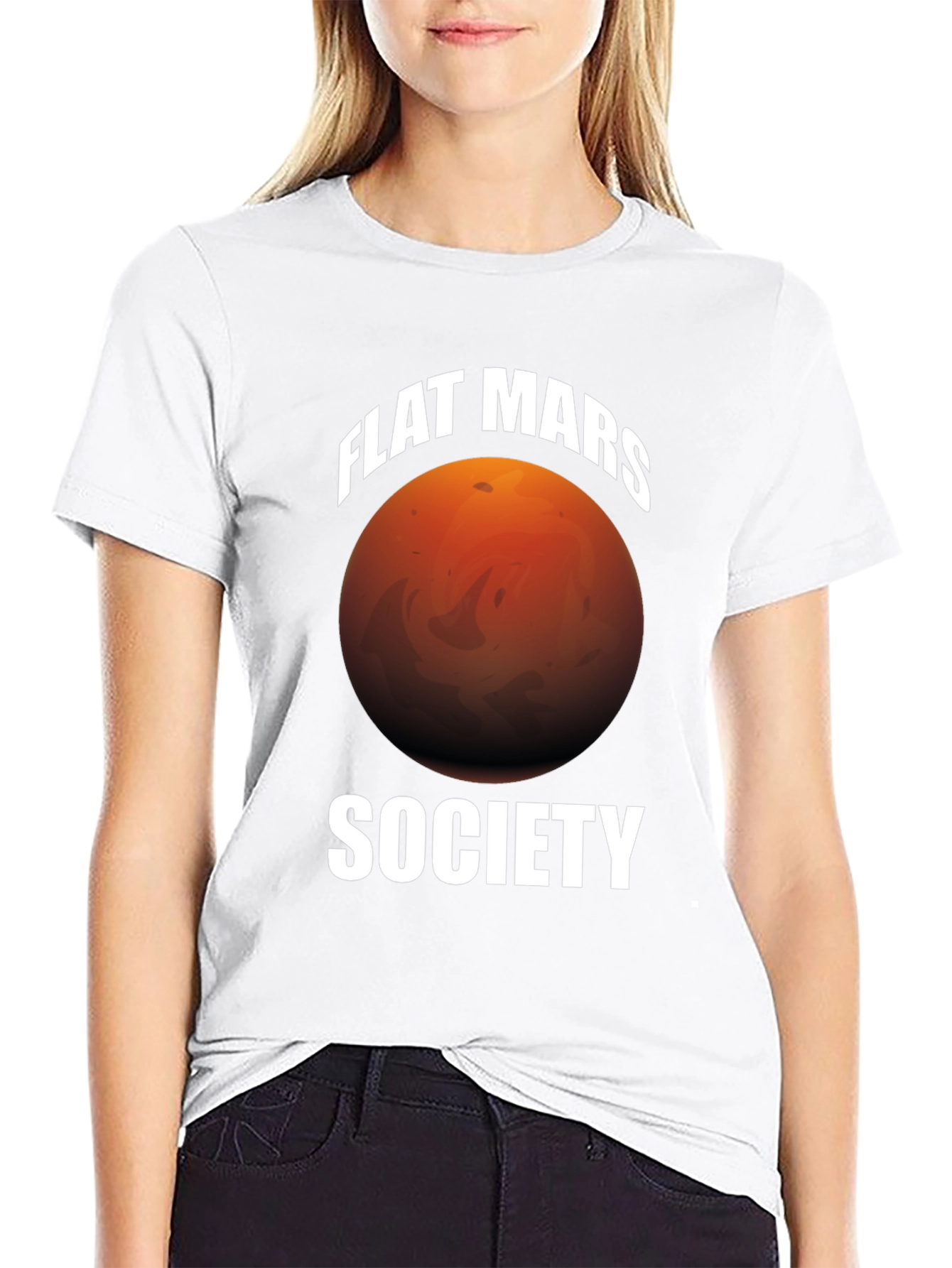 Flat Mars Society Graphic T-Shirt