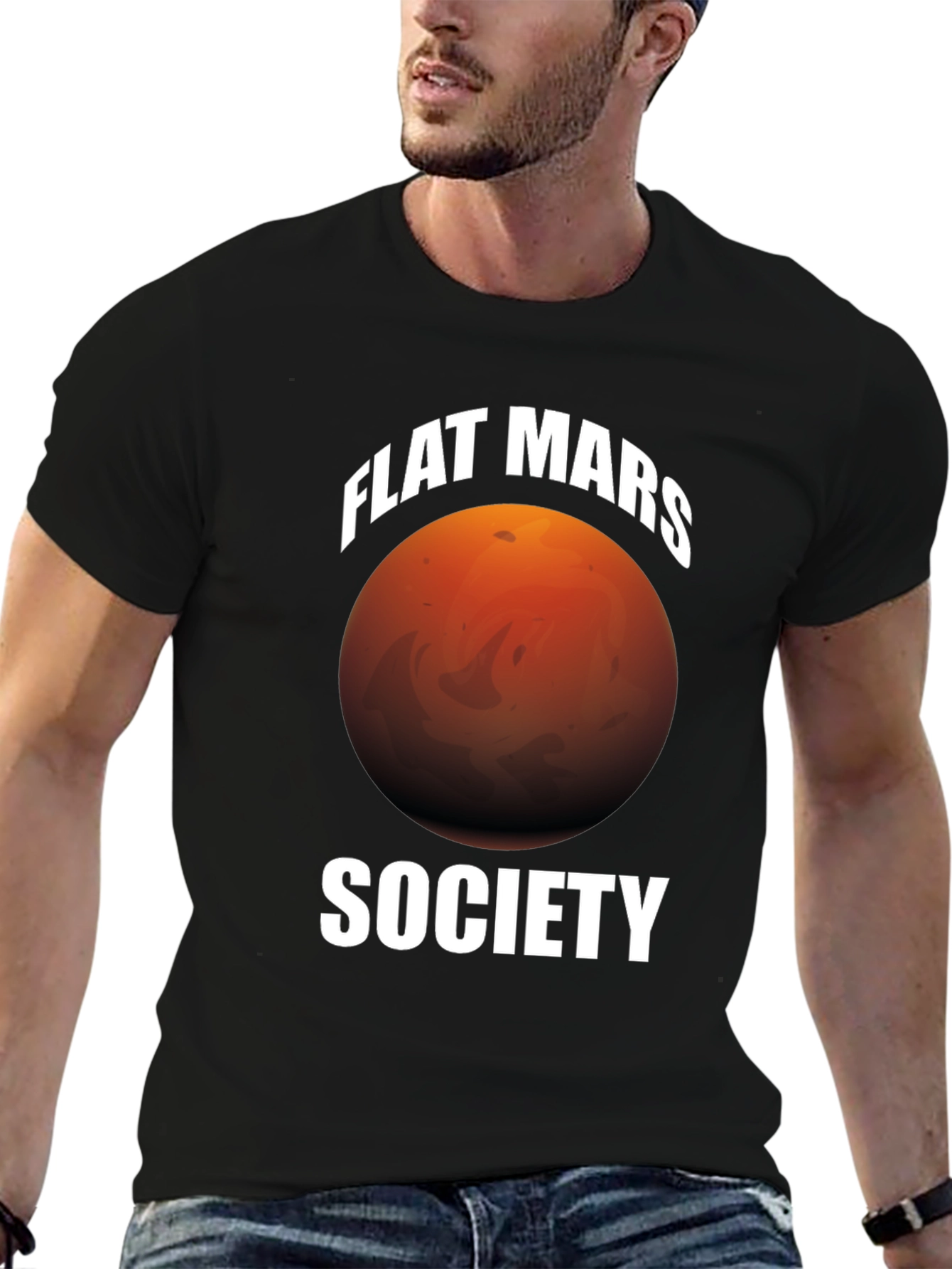 Flat Mars Society Graphic T-Shirt
