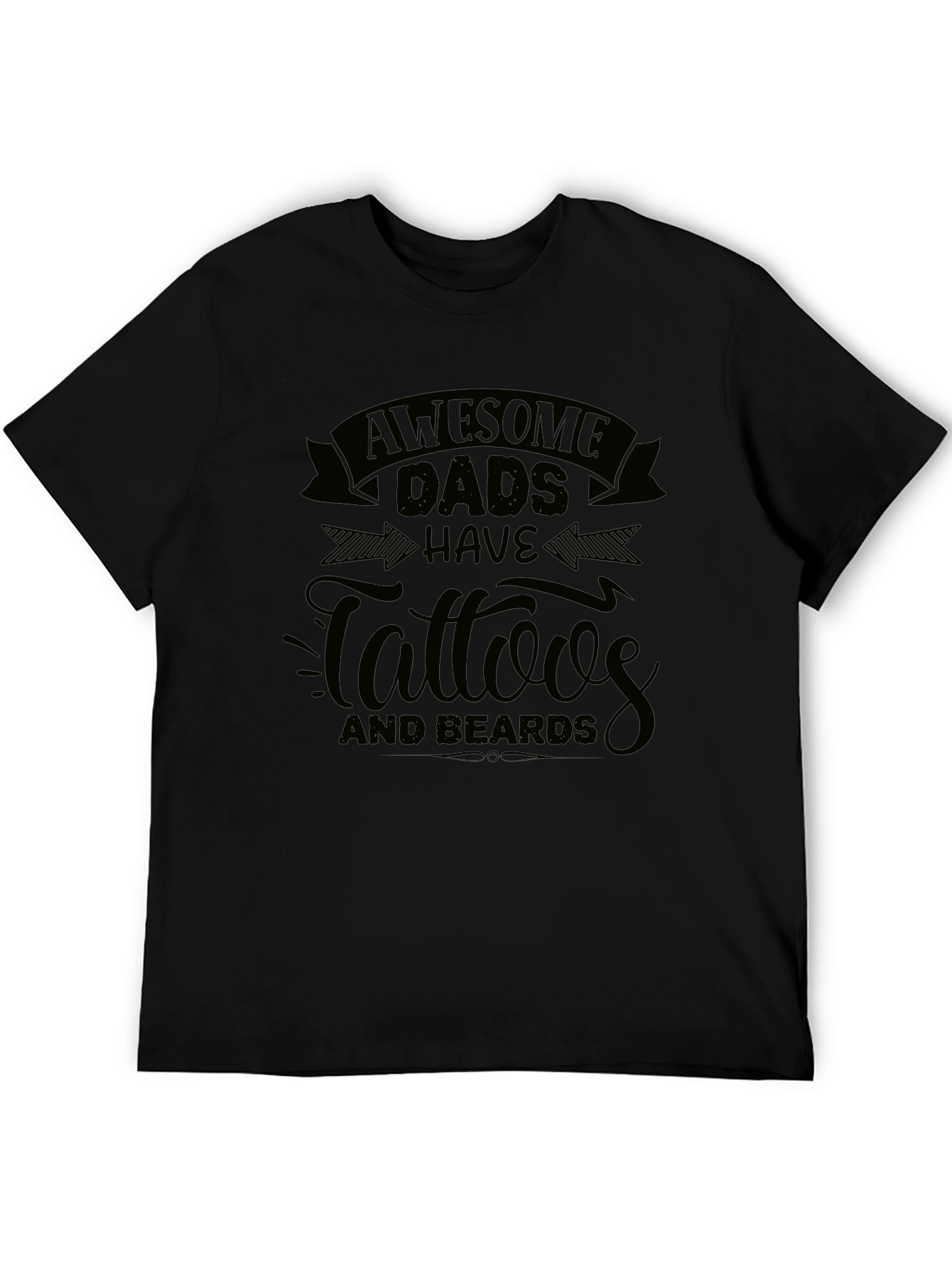 Awesome Dads Tattoos & Beards T-Shirt