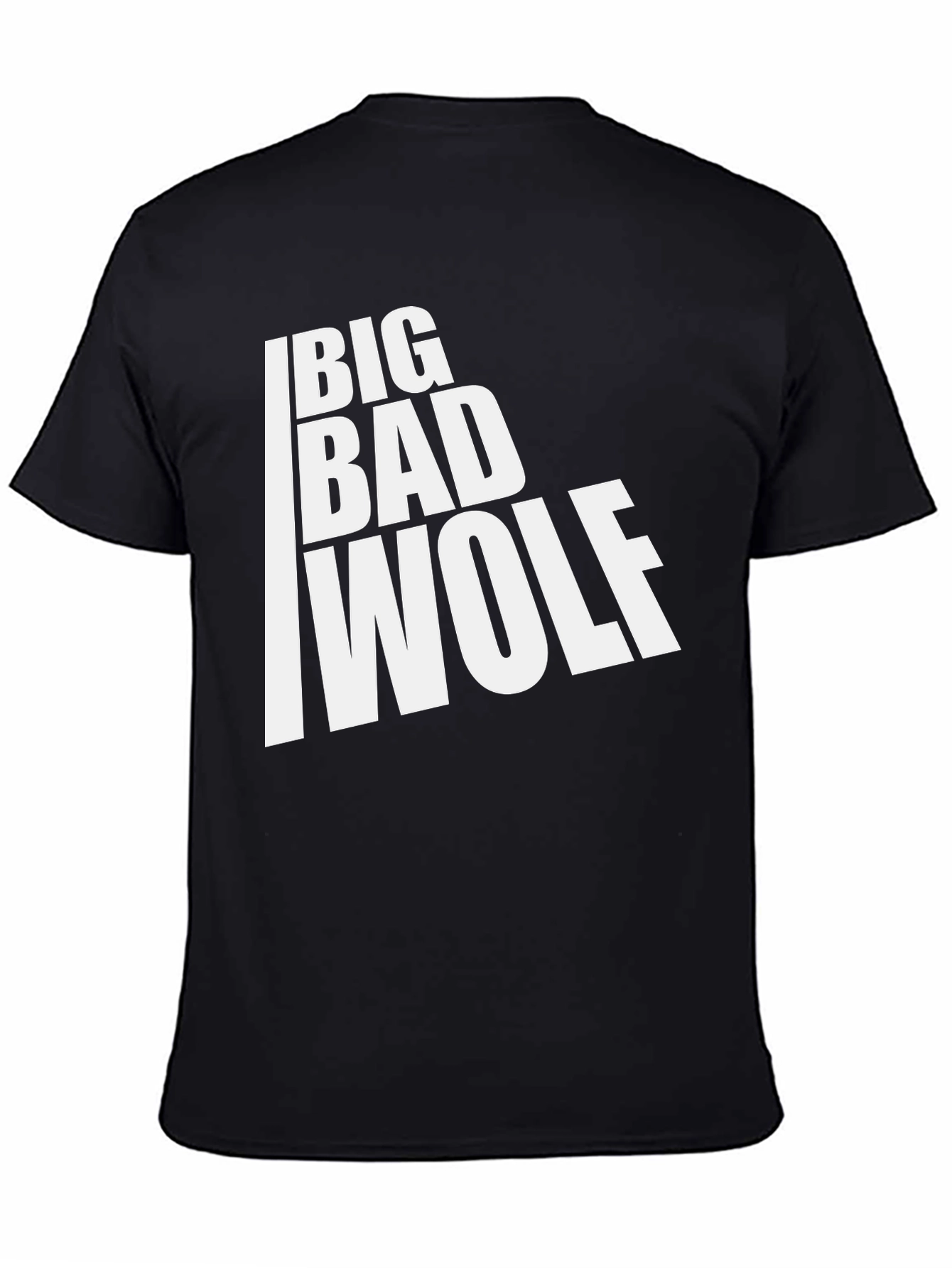 Big Bad Wolf Black T-Shirt - Bold Graphic Tee