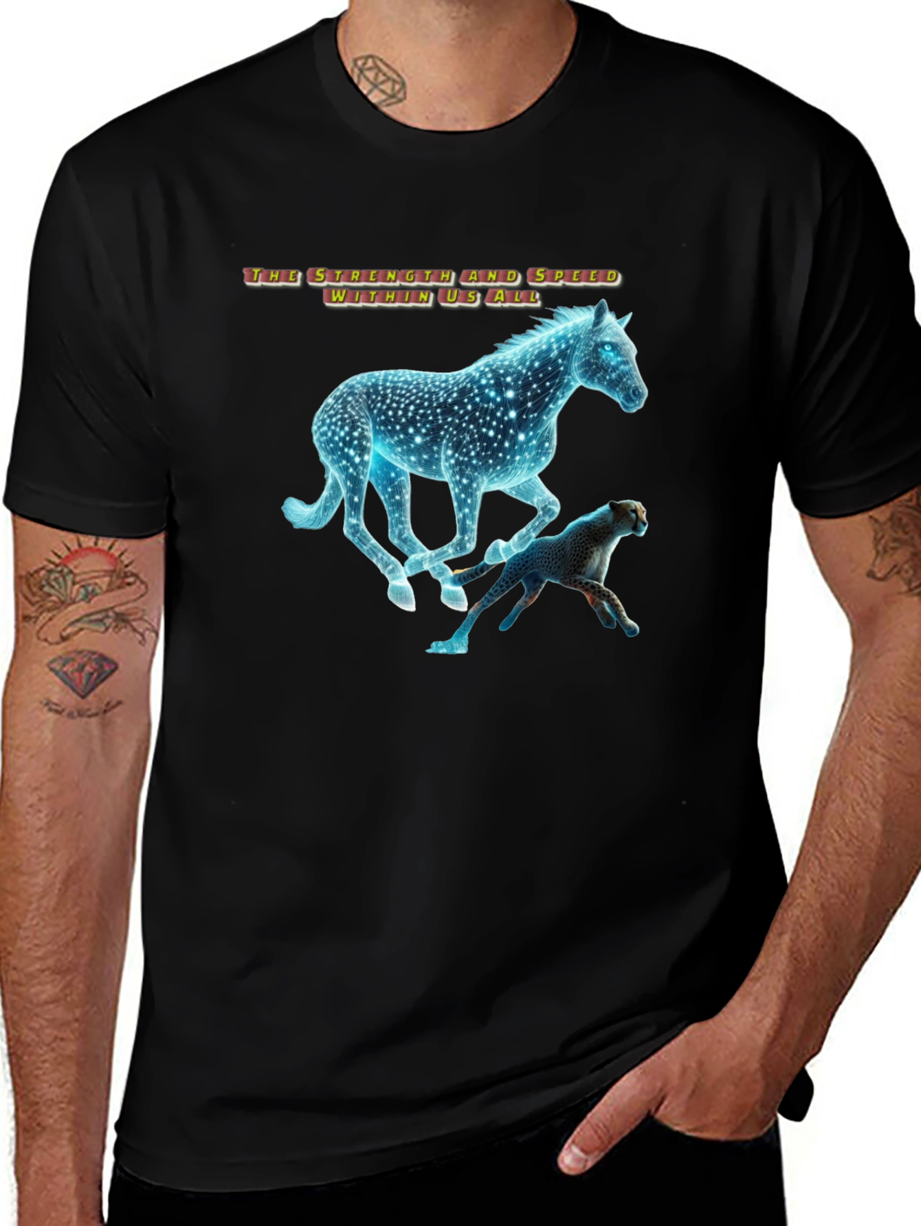 Strength & Speed Graphic Tee - Black