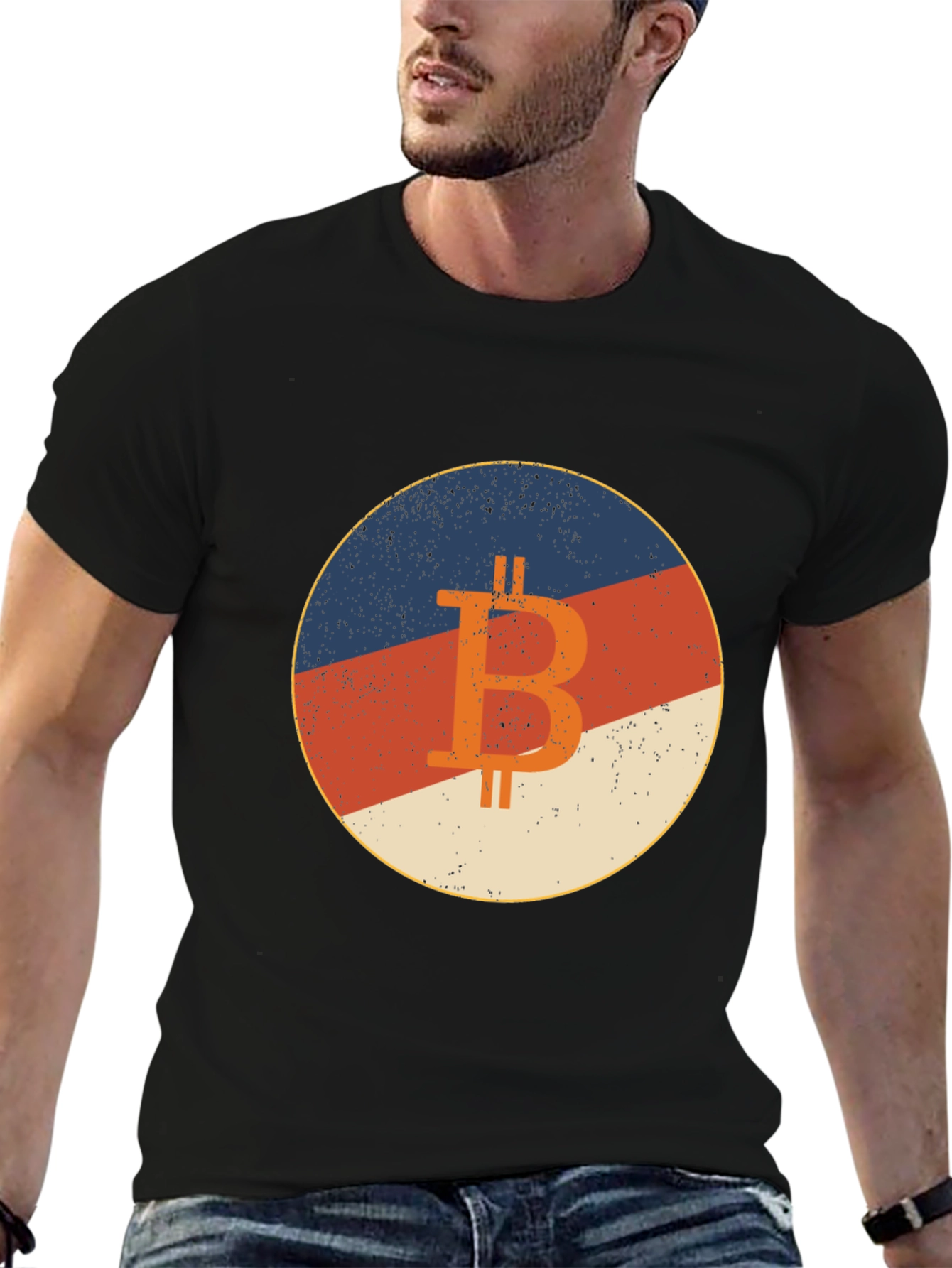 Bitcoin Retro Graphic Tee