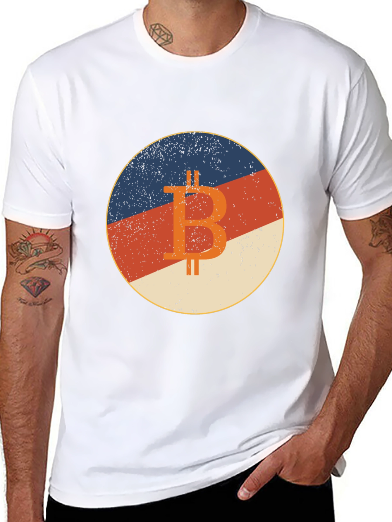 Bitcoin Retro Graphic Tee