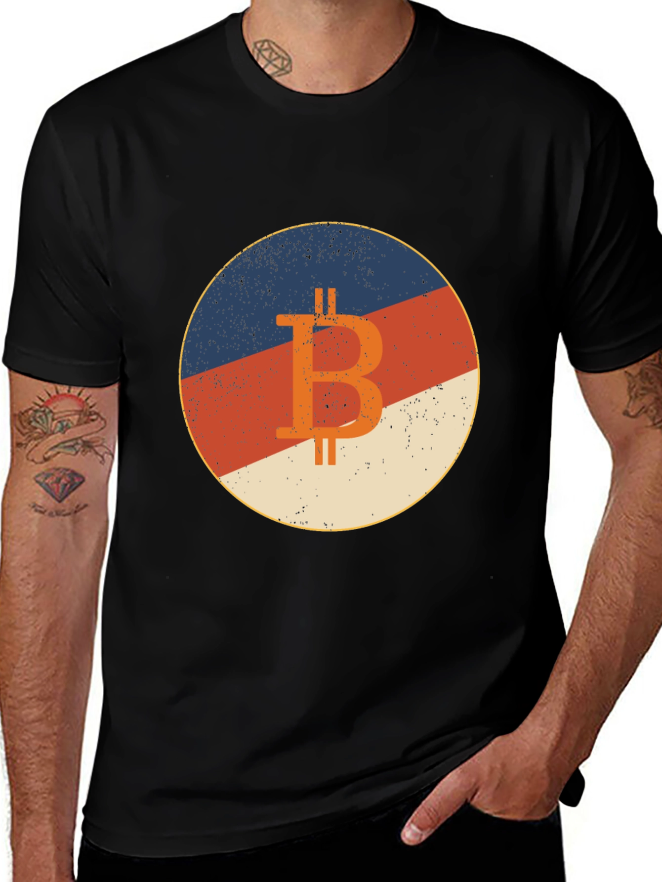 Bitcoin Retro Graphic Tee