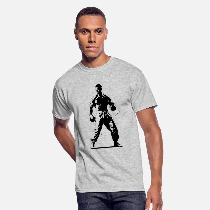 Kickboxing Boy Drawing