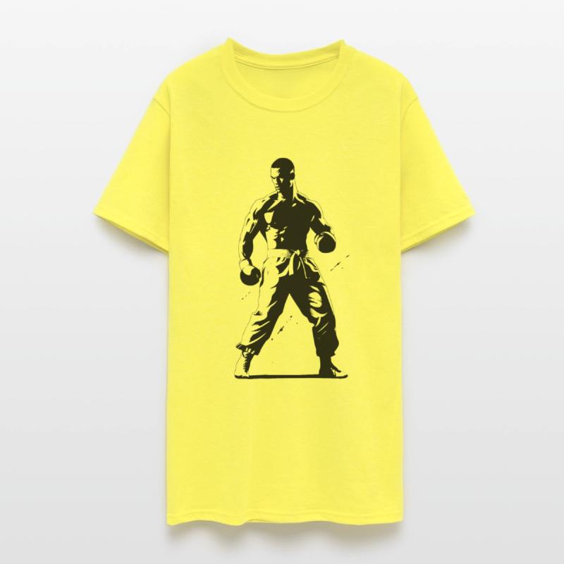 Kickboxing Boy Drawing