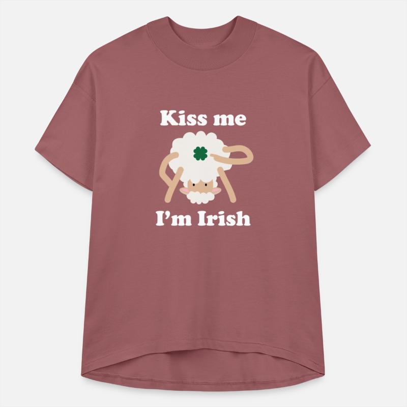 Kiss Me Im Irish Sheep Funny St Patricks Day Pun