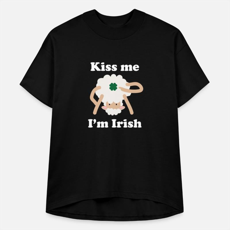 Kiss Me Im Irish Sheep Funny St Patricks Day Pun
