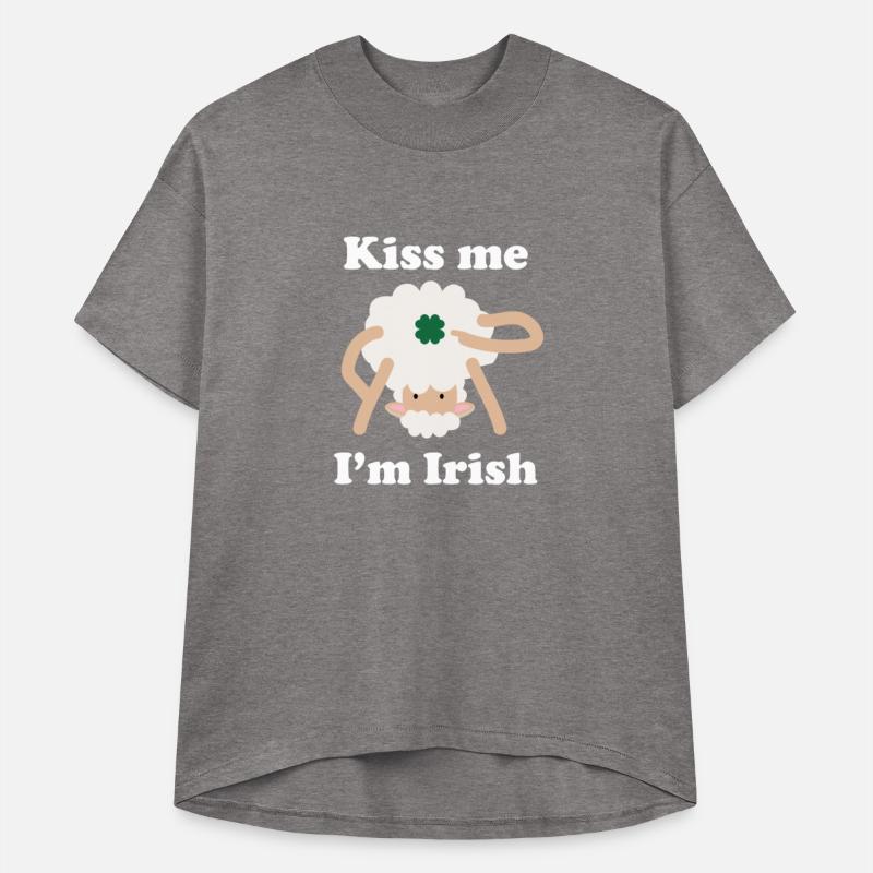 Kiss Me Im Irish Sheep Funny St Patricks Day Pun