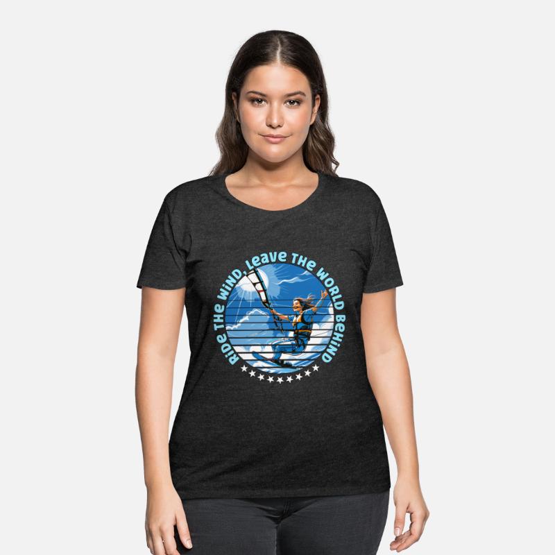 Kiteboarding Ride The Wind Leave The World Surfing