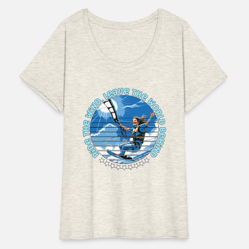 Kiteboarding Ride The Wind Leave The World Surfing