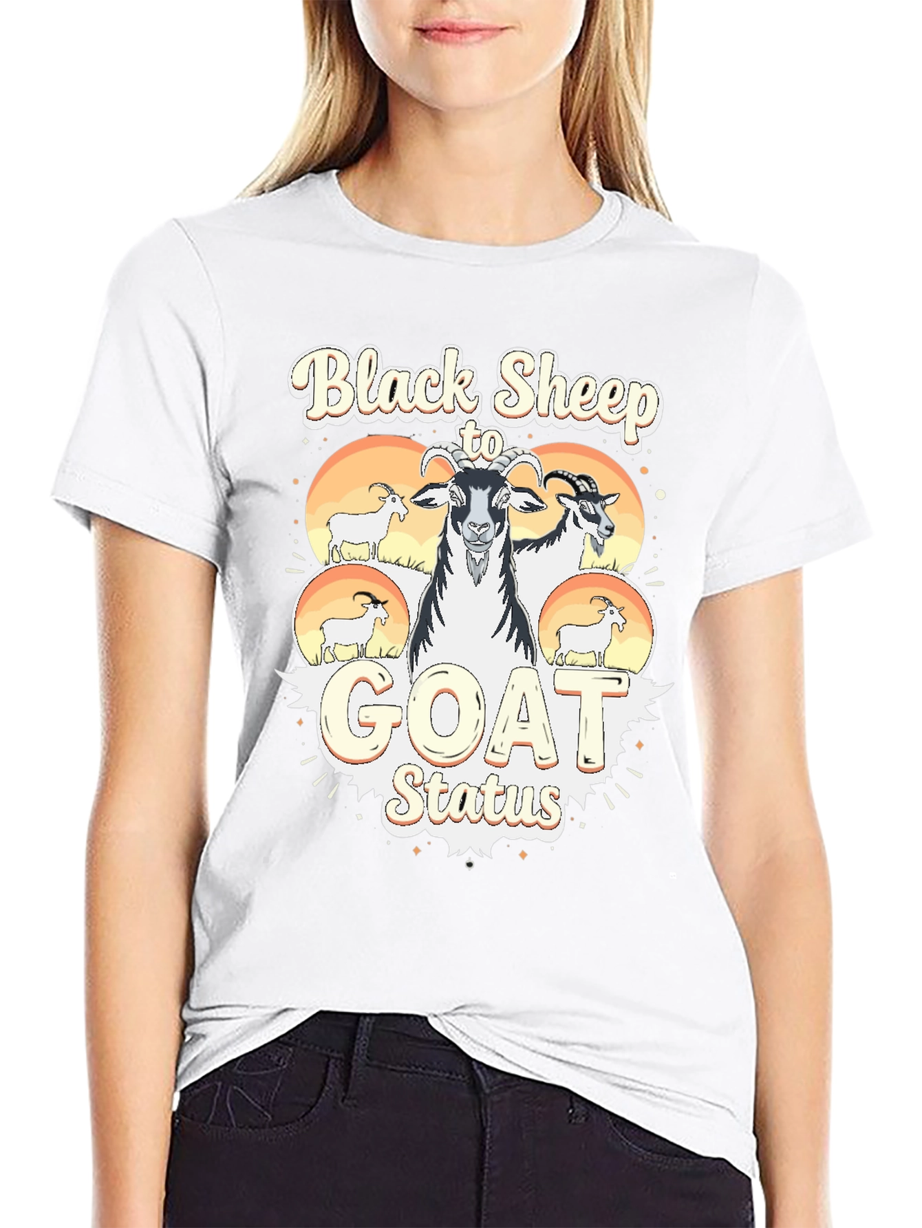 Black Sheep to GOAT Status Graphic Tee