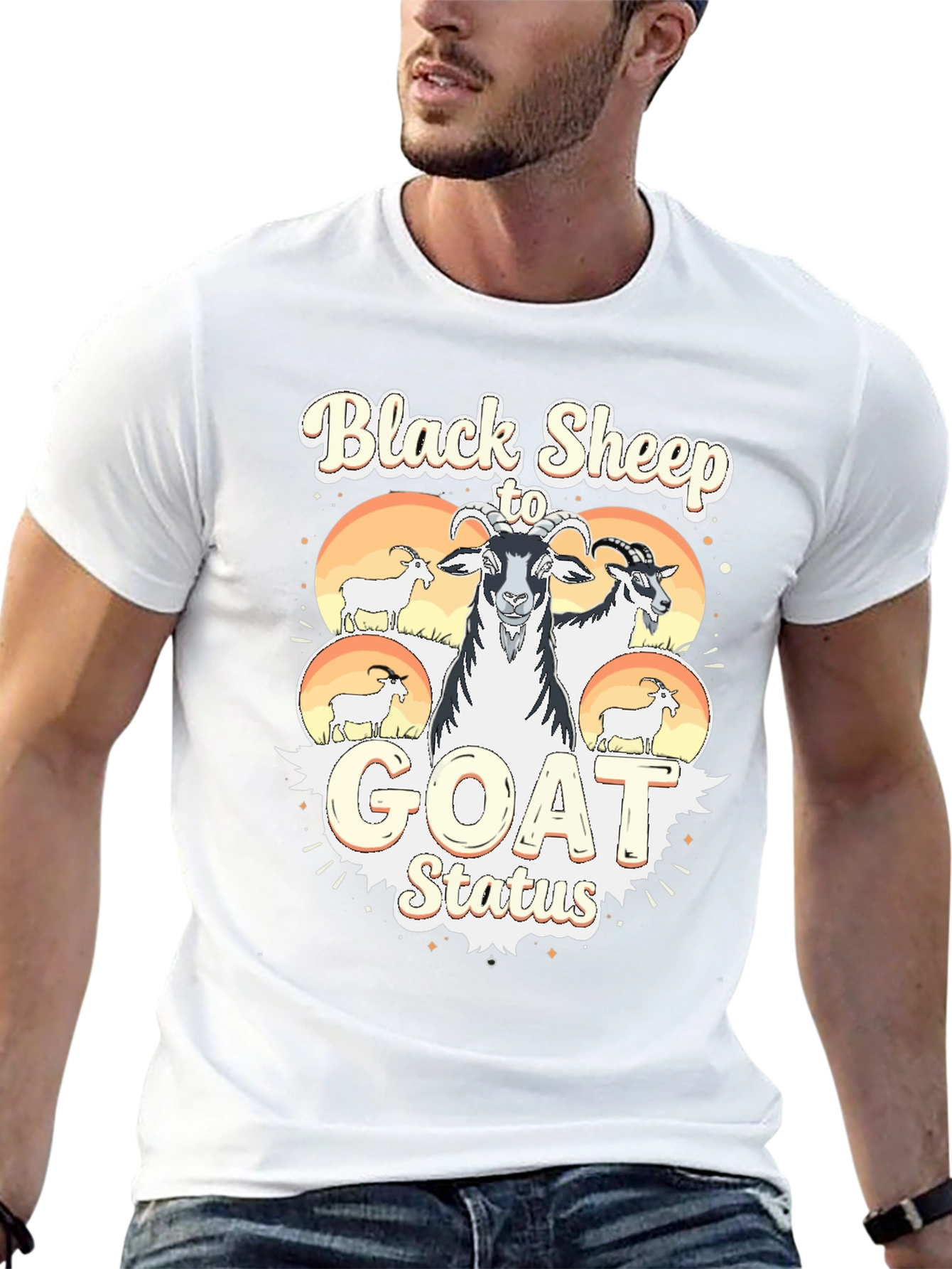 Black Sheep to GOAT Status Graphic Tee