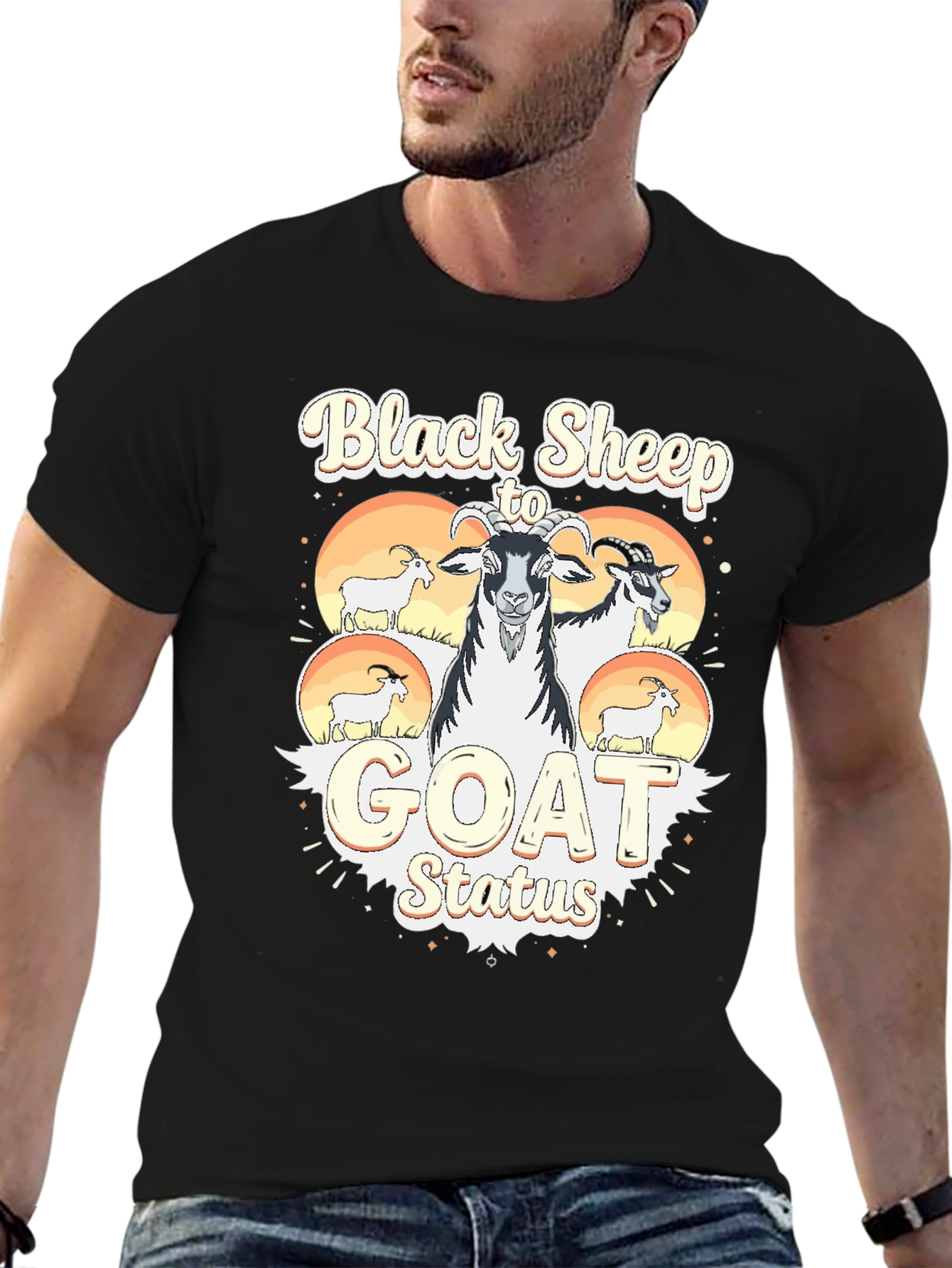 Black Sheep to GOAT Status Graphic Tee