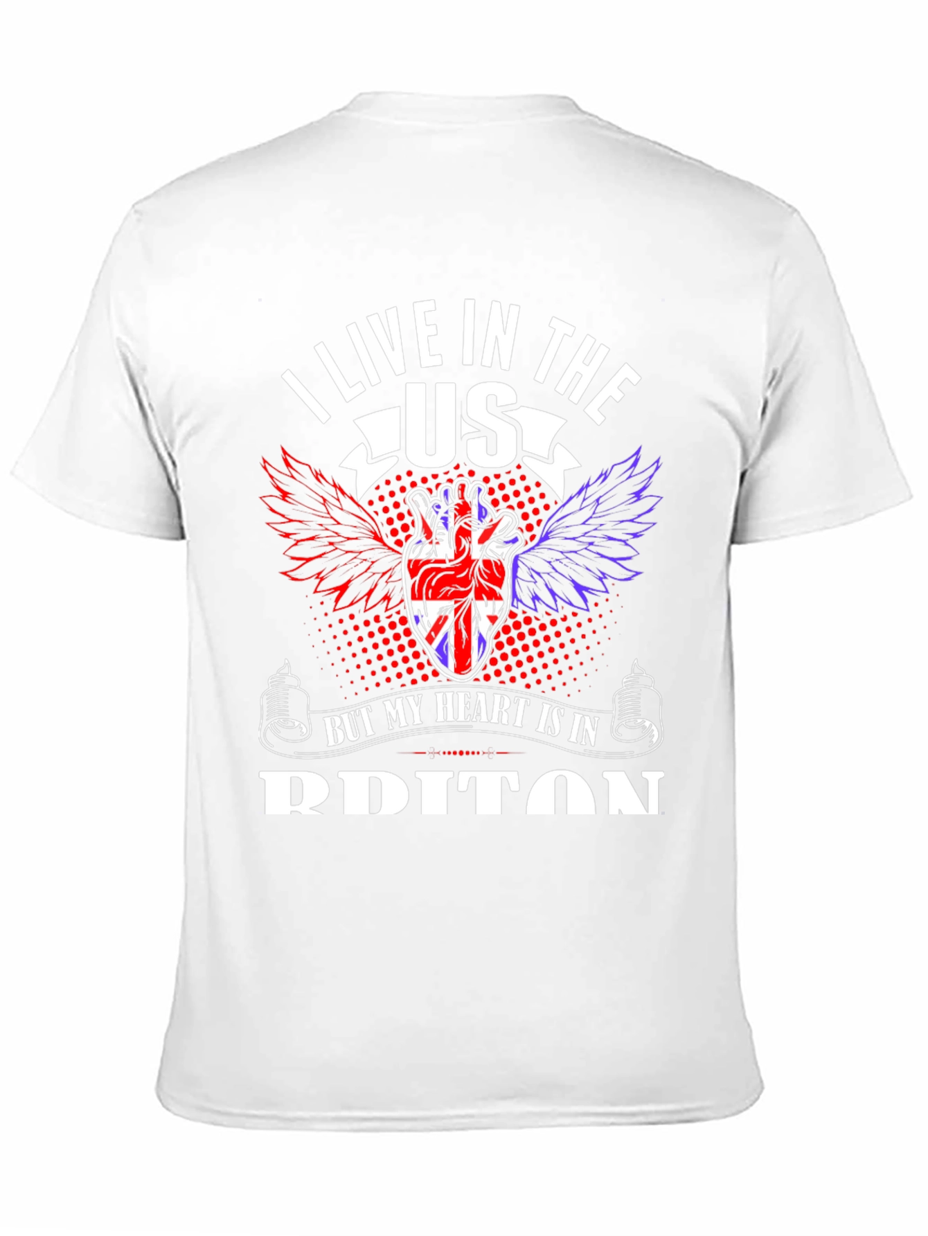 UK Heart USA T-Shirt - British Pride Tee