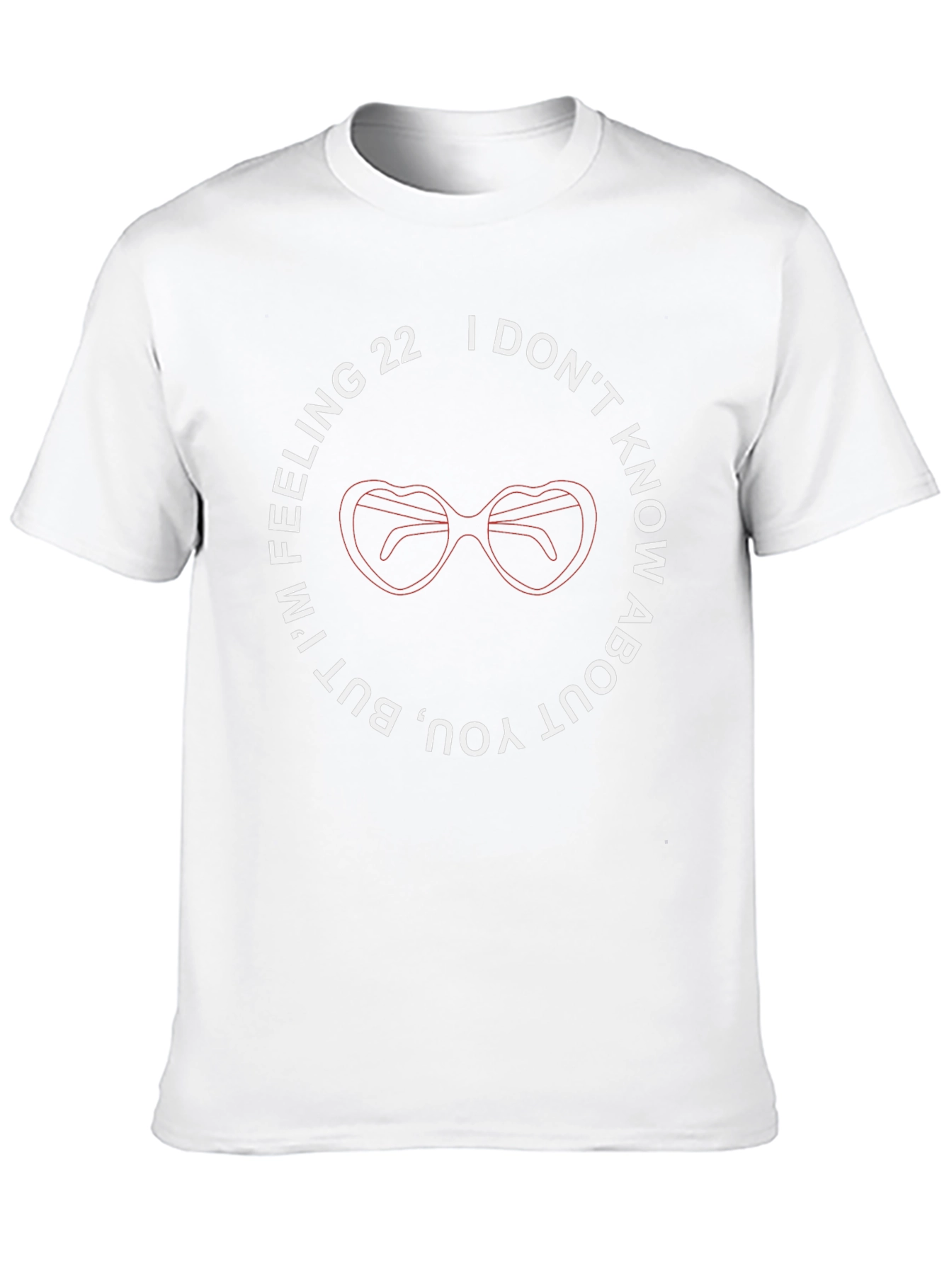 Feeling 22 Tee - Trendy Graphic Print Shirt