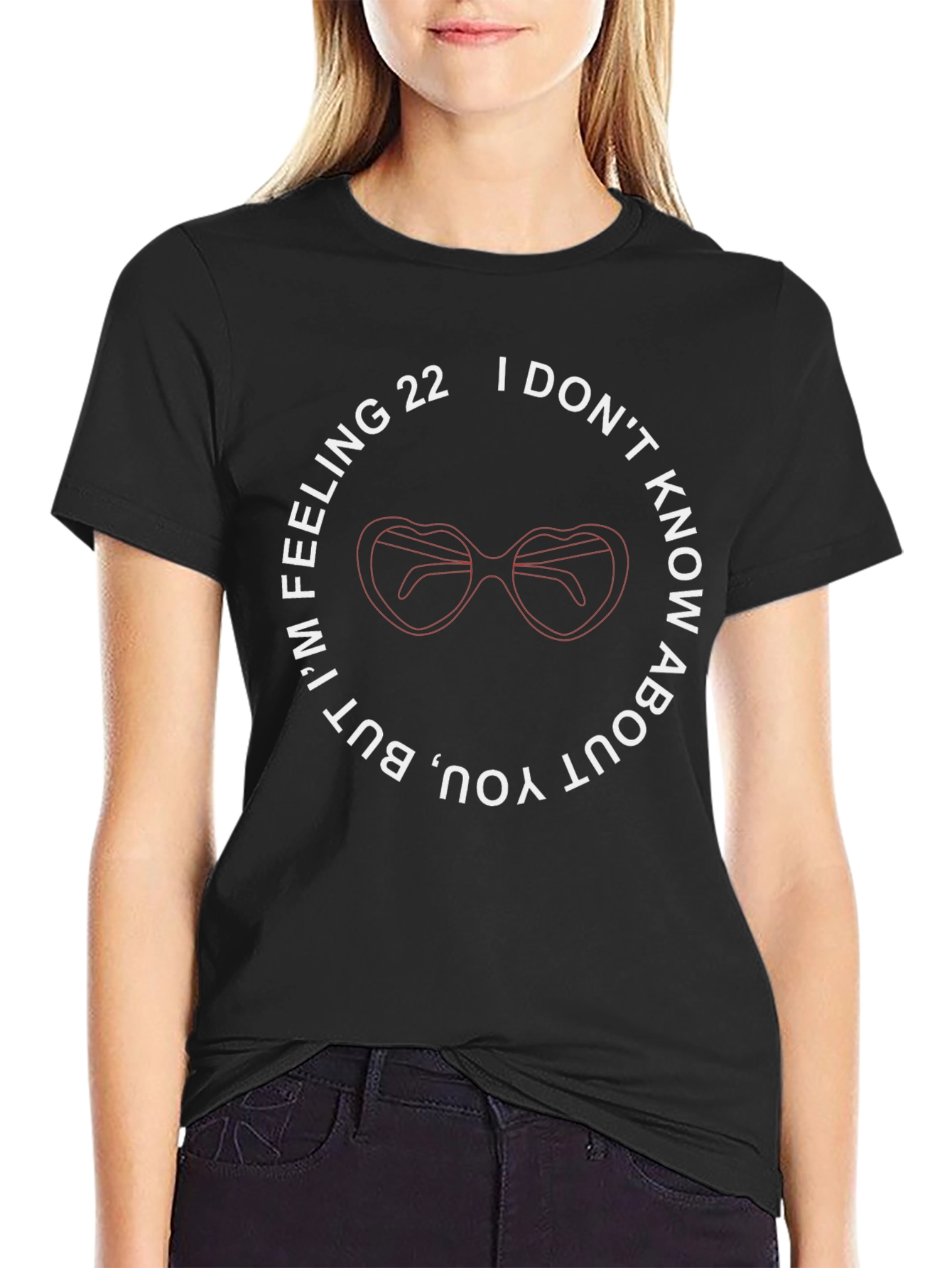 Feeling 22 Tee - Trendy Graphic Print Shirt