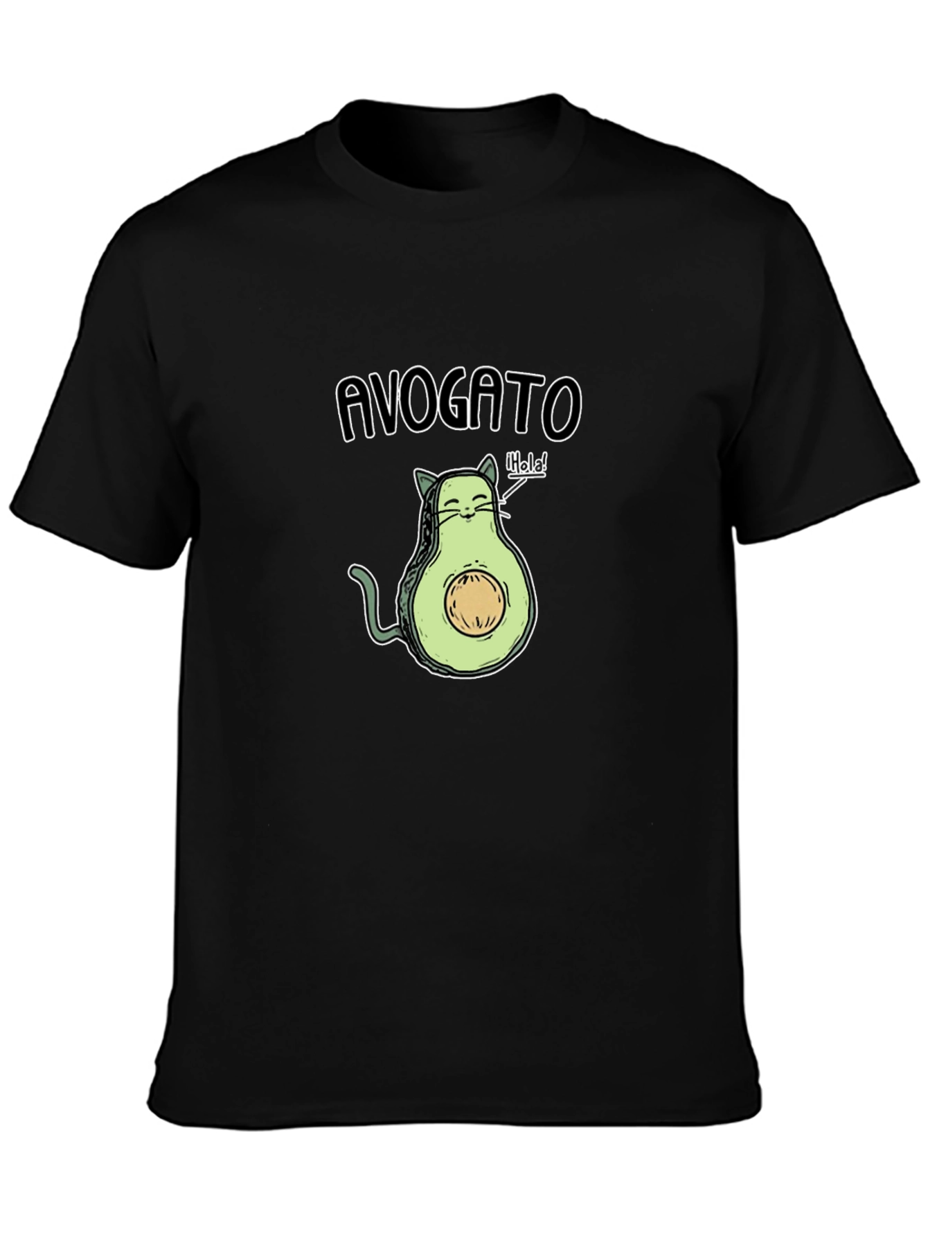 Avogato T-Shirt - Funny Avocado Cat Tee