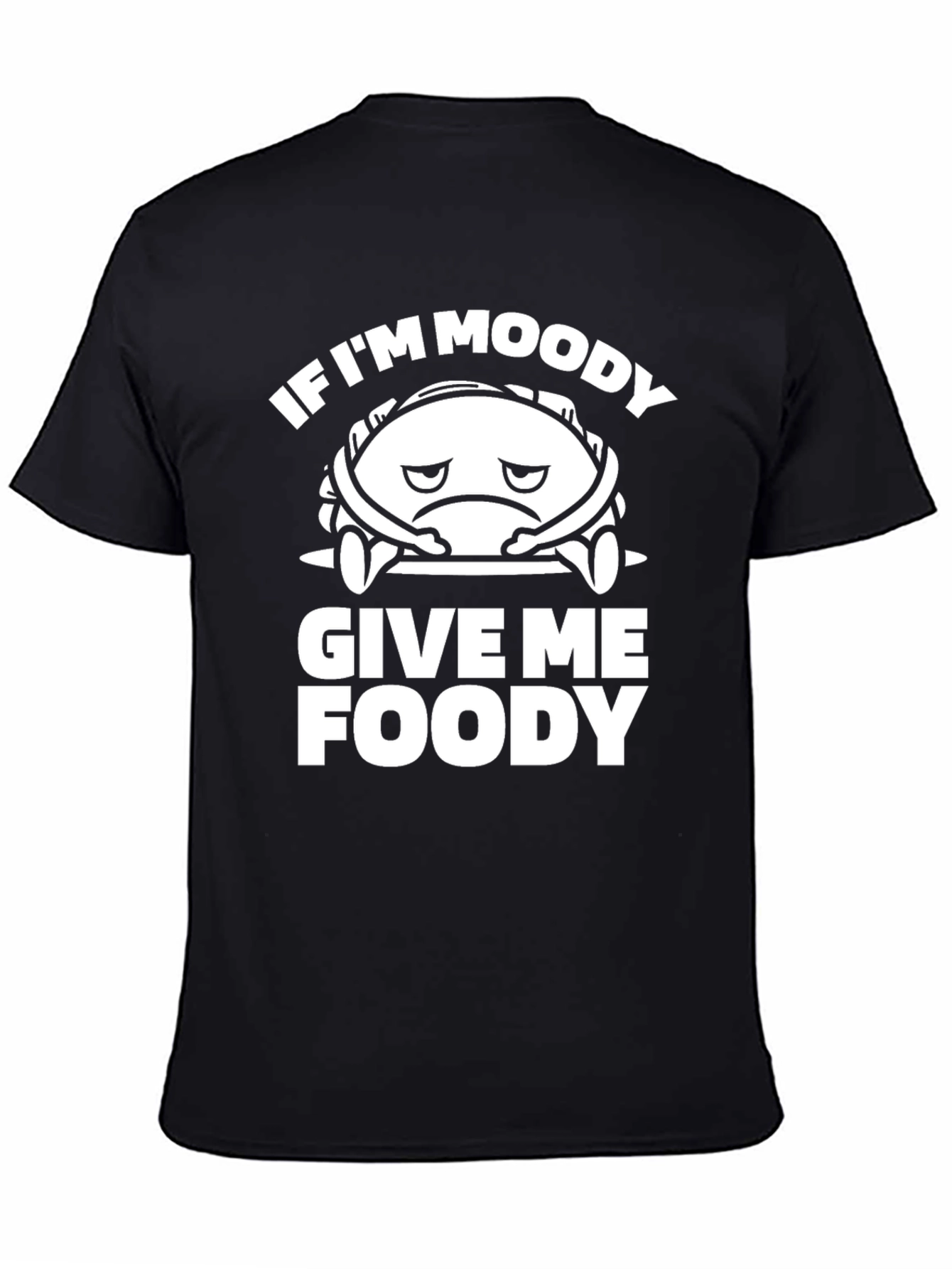 Moody Foody Graphic Tee - Funny Unisex T-Shirt