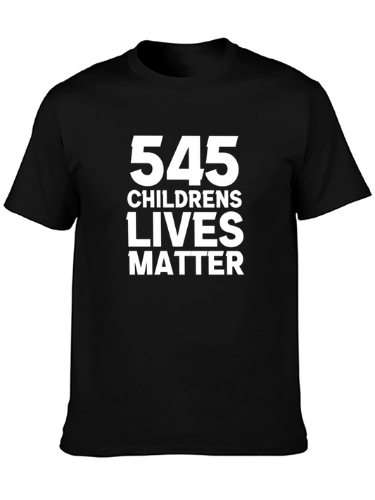 545 Childrens Lives Matter Black Graphic Tee