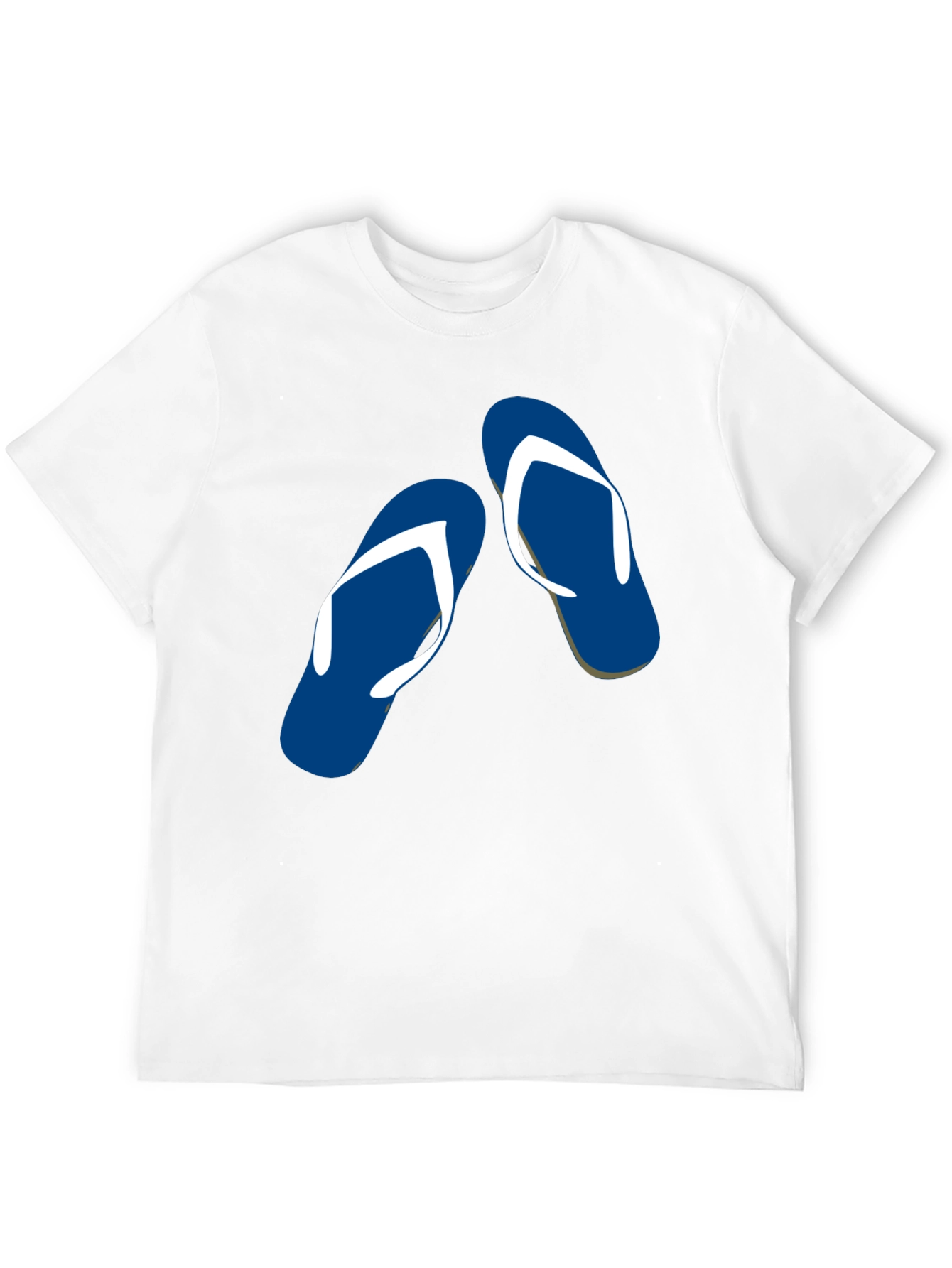 Flip Flop Graphic Tee - Black Cotton Comfort