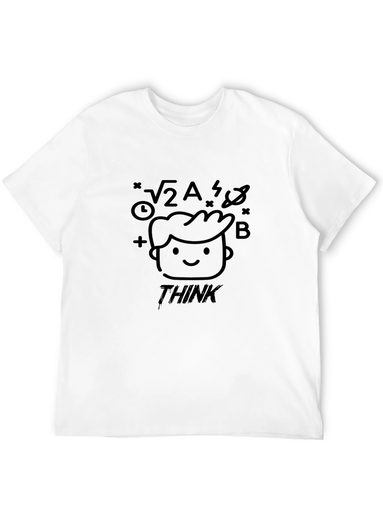 Thinker T-Shirt - Black Cotton Blend Tee